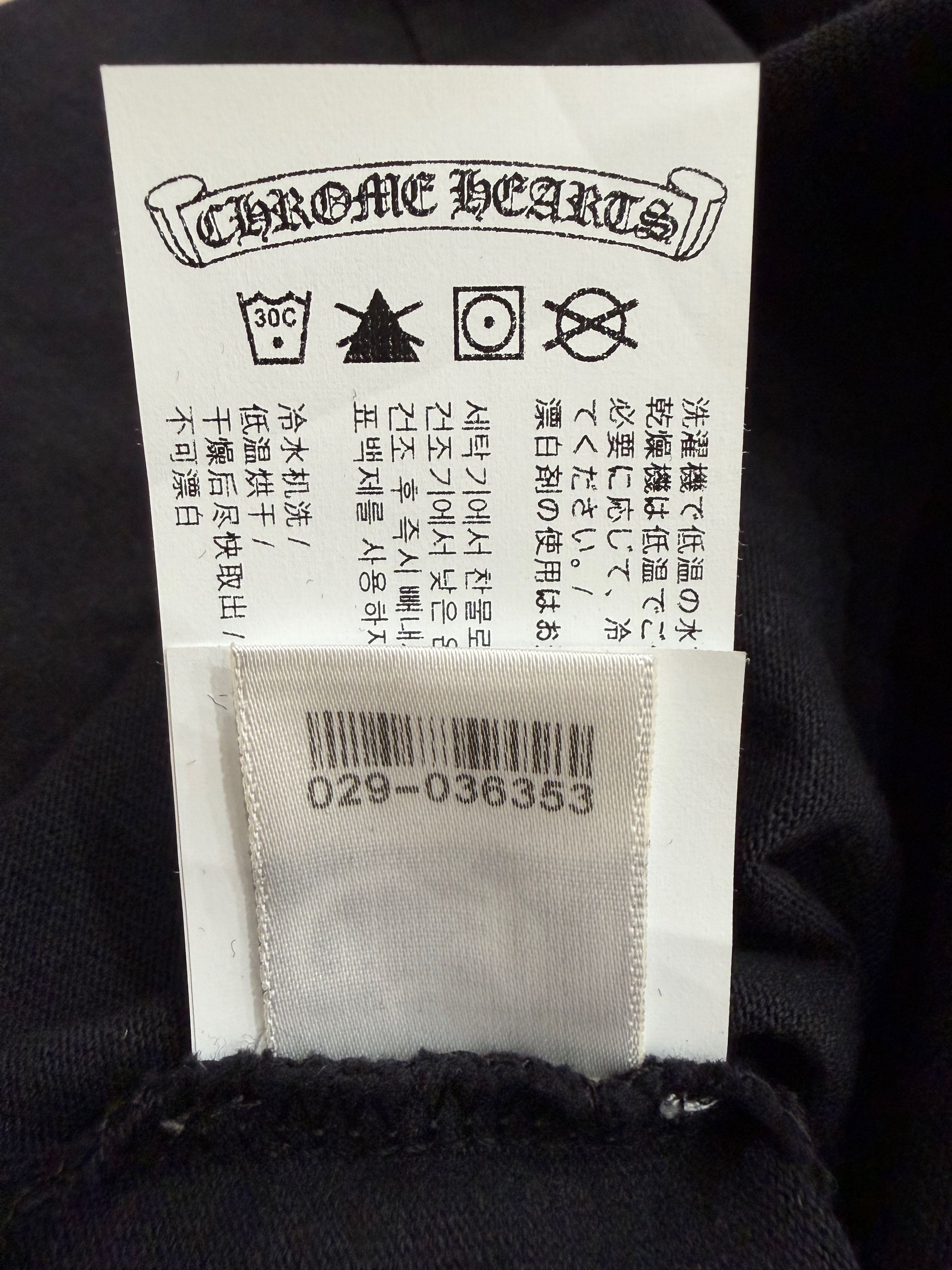 Chrome Hearts Script Logo Short Sleeve Cotton Cropped T Shirt Tee Small S Size S / US 4 / IT 40 - 13 Thumbnail