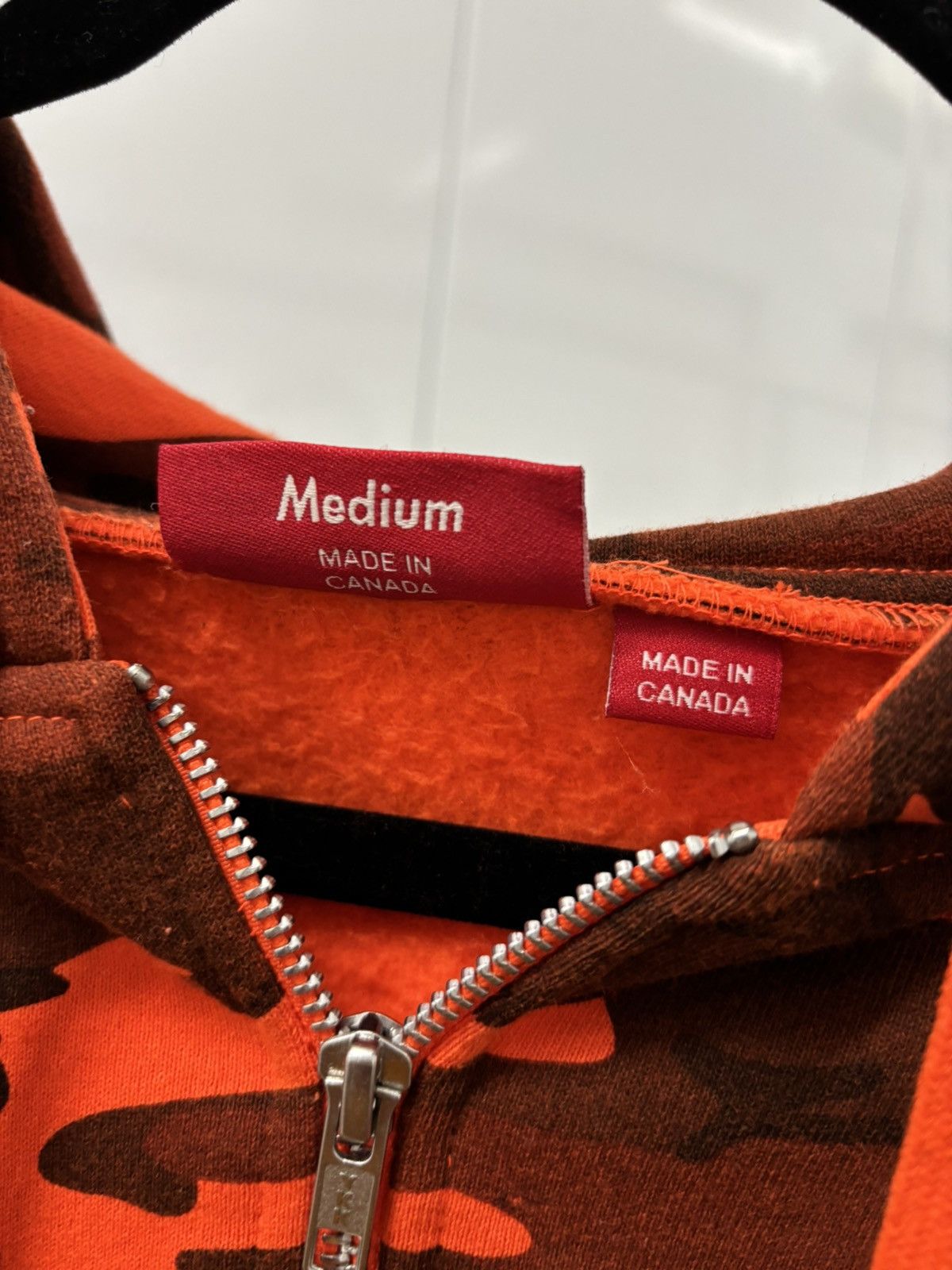 Supreme Supreme Orange Camo Zip Up SS25 Size US M / EU 48-50 / 2 - 4 Thumbnail
