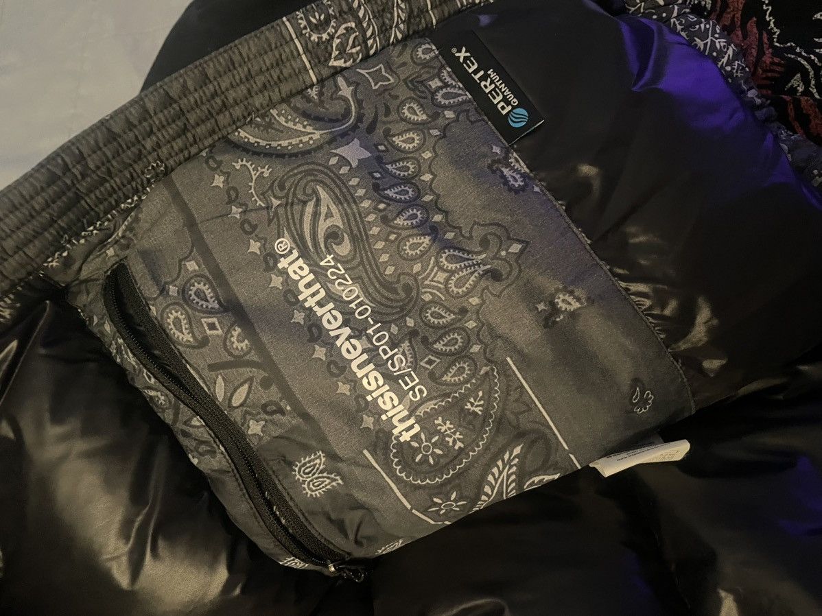 thisisneverthat thisisneverthat PERTEX down bandana black puffer jacket Size US XL / EU 56 / 4 - 7 Thumbnail