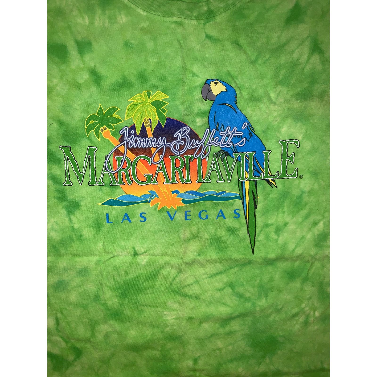 Other × Vintage Margaritaville Las Vegas Tie Dye Tee XL Jimmy Buffett Green Size US XL / EU 56 / 4 - 4 Thumbnail