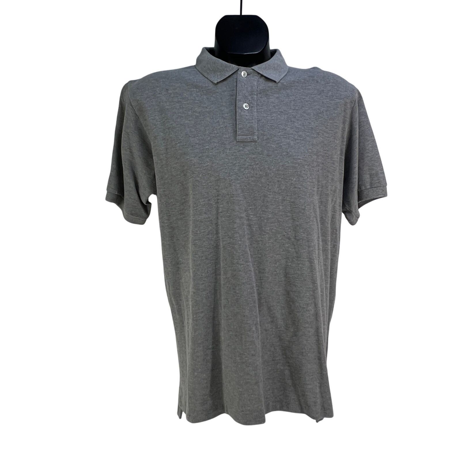 J.Crew × Vintage J.Crew Men's Classic Piqué Polo Shirt Vintage 80s Gray Size US L / EU 52-54 / 3 - 1 Thumbnail