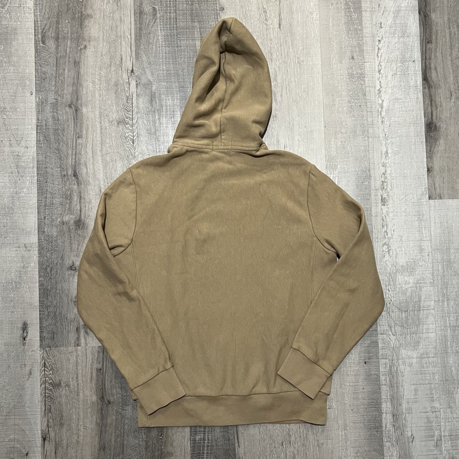 Polo Ralph Lauren Polo Ralph Lauren Light Brown Pull Over Hoodie Spell Out M Size US M / EU 48-50 / 2 - 2 Thumbnail