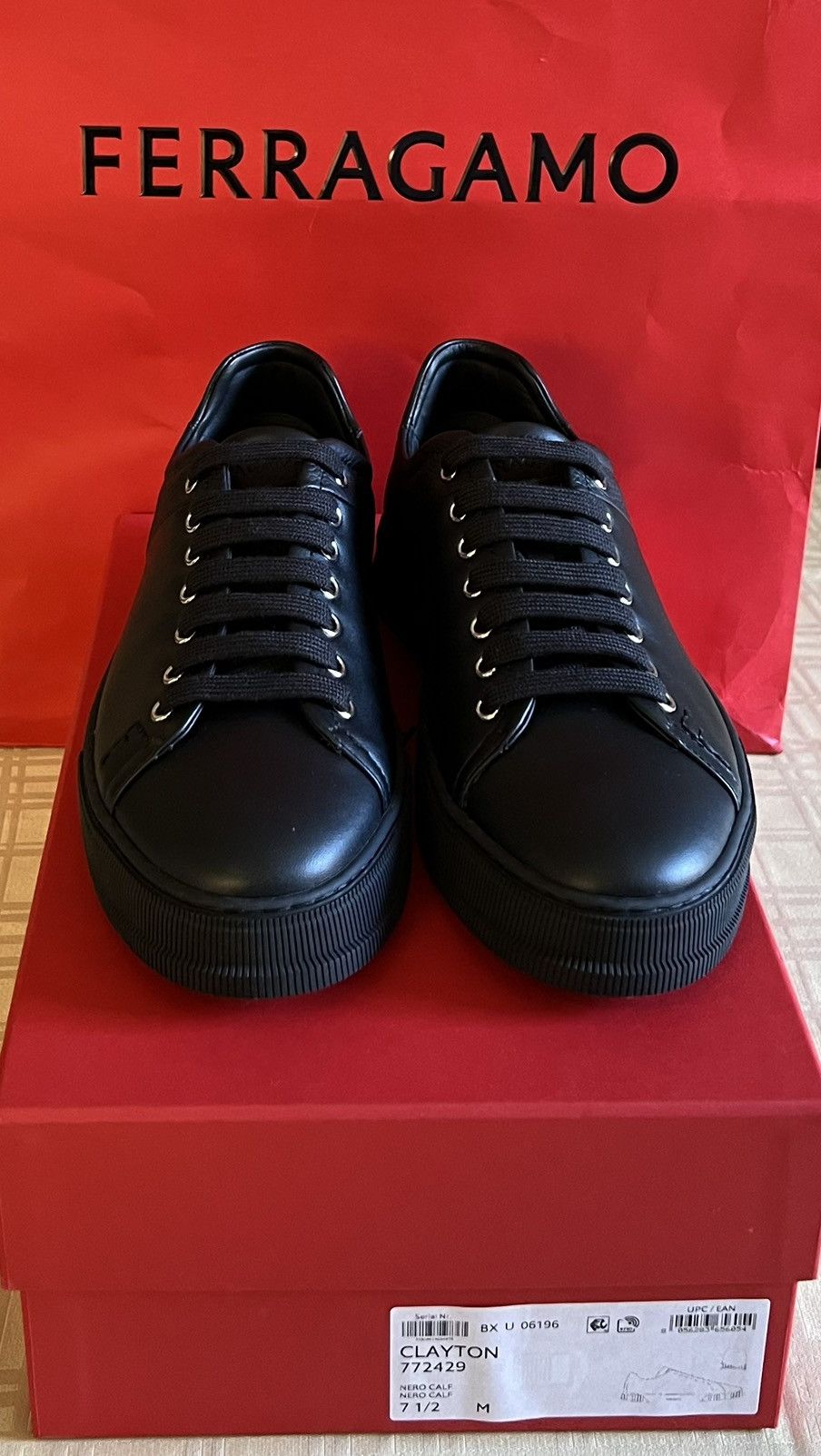 Salvatore Ferragamo Clayton Low cut sneaker Size US 7.5 / EU 40-41 - 9 Thumbnail