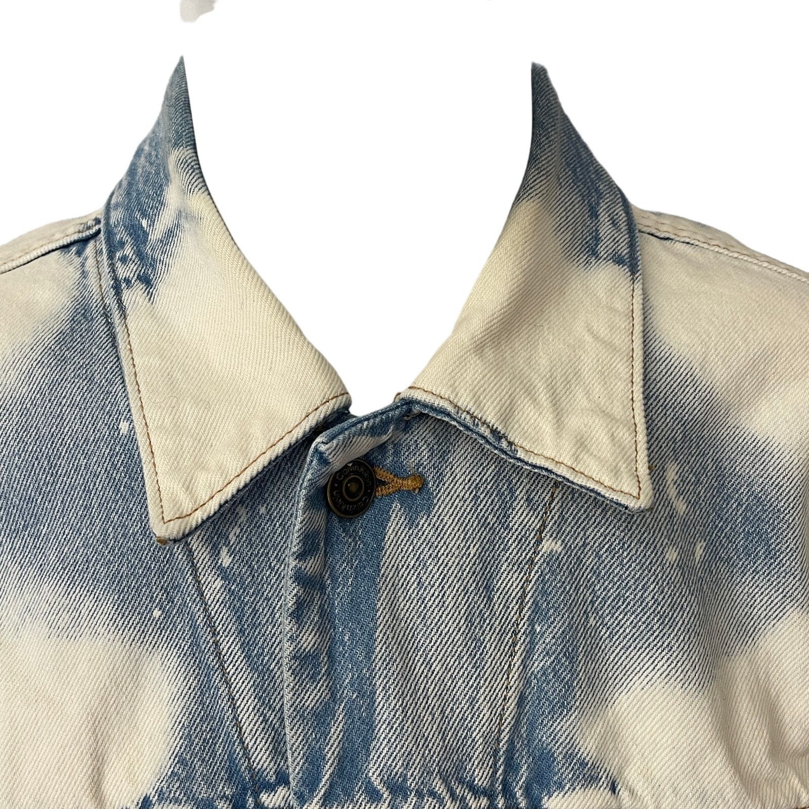 Calvin Klein Calvin Klein Big Sky Denim Trucker Jacket Size Small NWOT Size US S / EU 44-46 / 1 - 3 Thumbnail