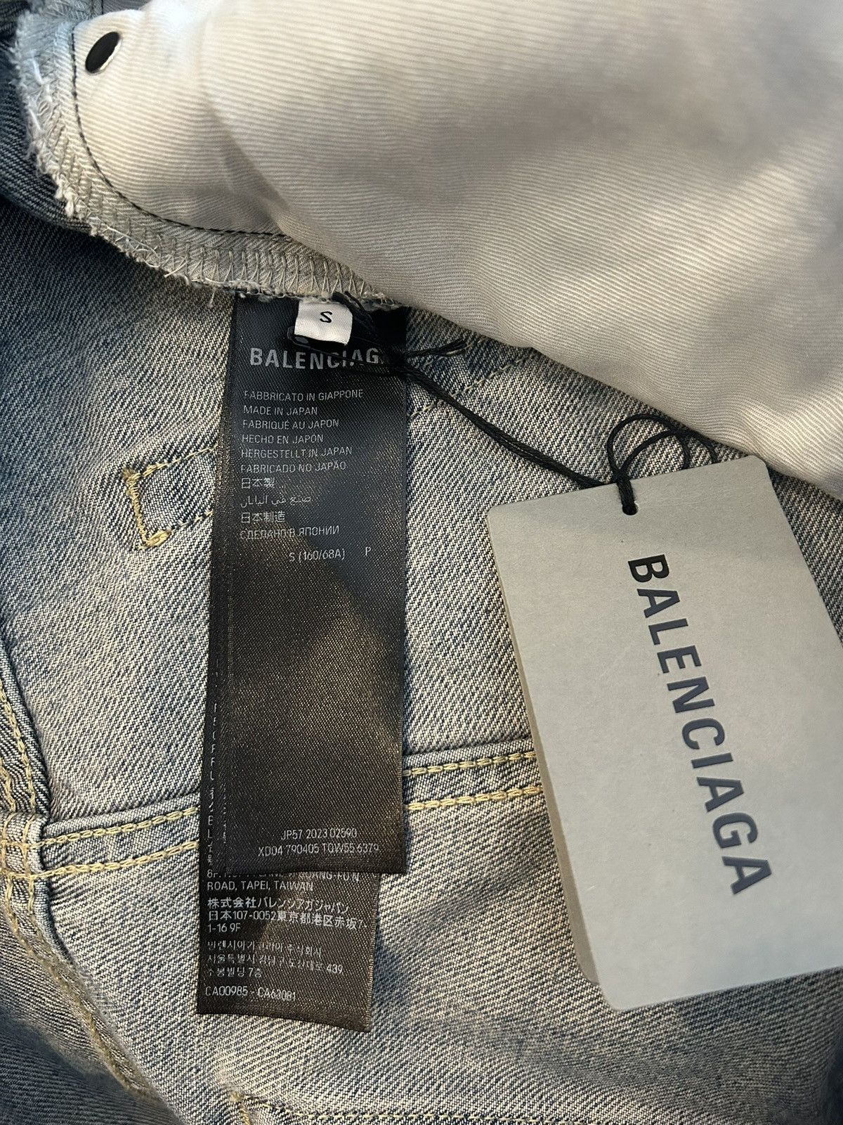 Balenciaga Balenciaga Blue Lost Tape Flared Denim Size US 32 / EU 48 - 5 Thumbnail