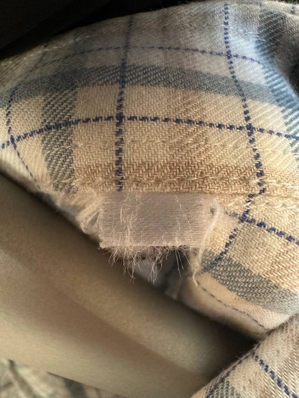 James Meade Flannel Plaid Shirt LS Cotton/Wool Button Up