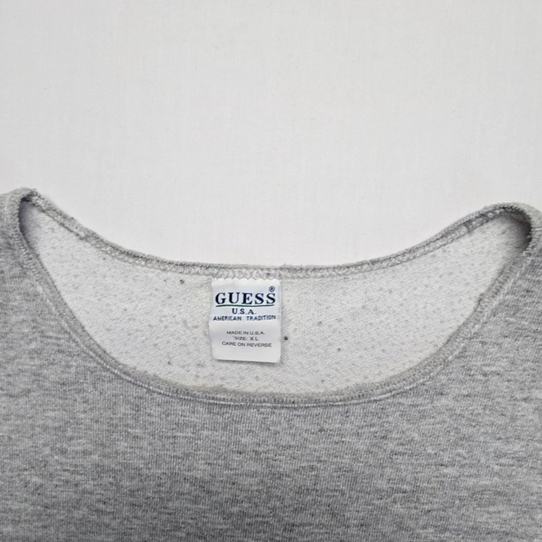 Guess Vintage Guess Jeans USA Sweatshirt Gray Logo Graphic XL 90s Size US XL / EU 56 / 4 - 5 Thumbnail