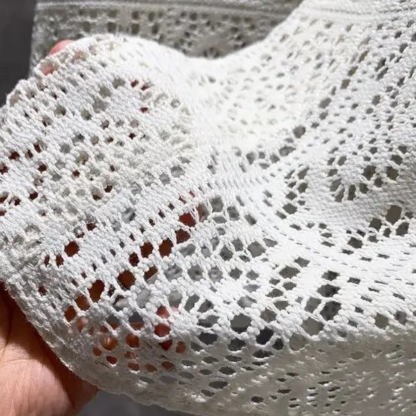 Japanese Brand Chiaki x Misao Hollow Out Crochet Shirt Size US L / EU 52-54 / 3 - 5 Thumbnail