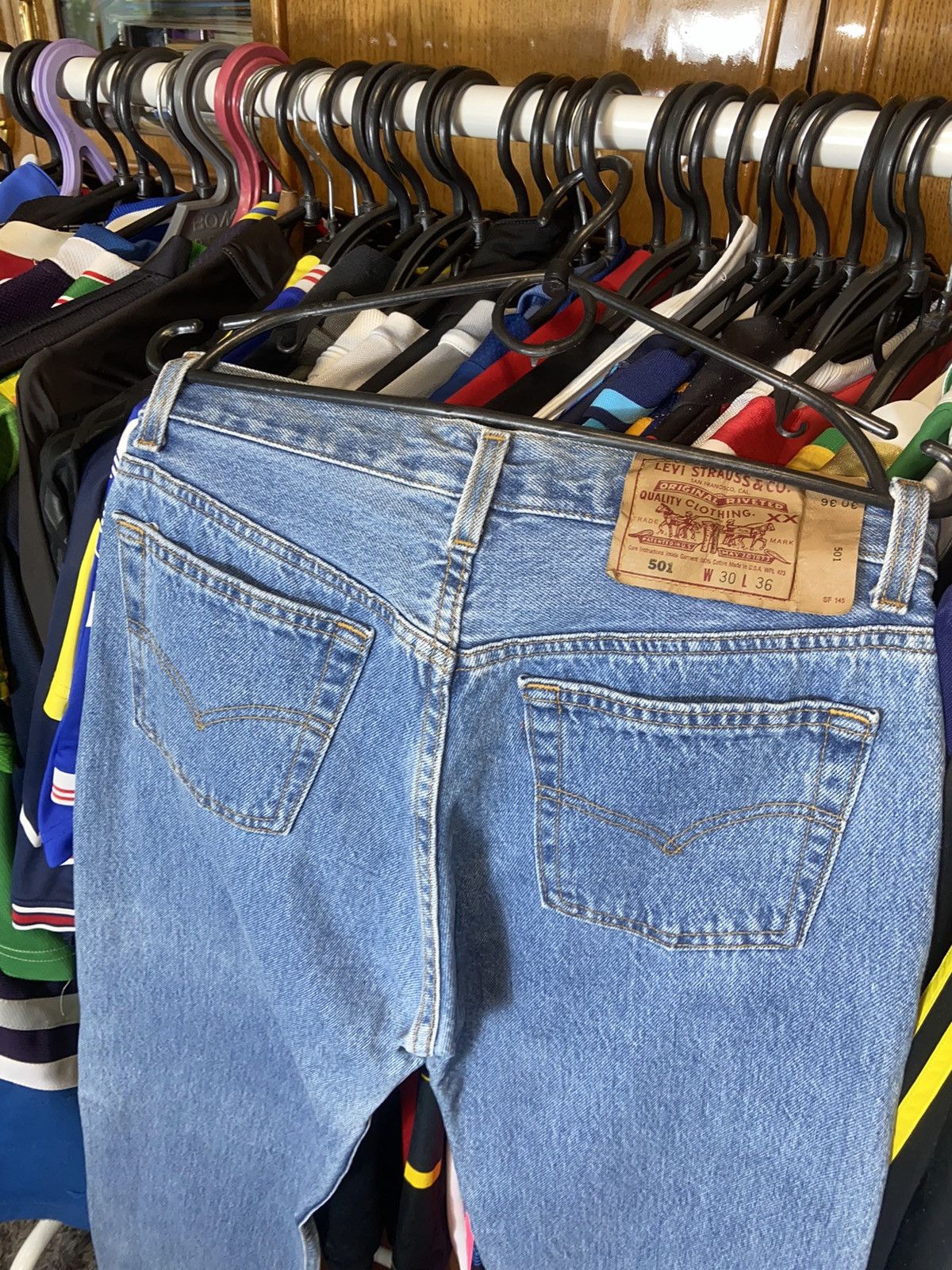 Levi's Vintage Clothing × Vintage LEVIS VINTAGE 501 MADE IN USA PANTS 30/36 SIZE Size US 30 / EU 46 - 2 Thumbnail