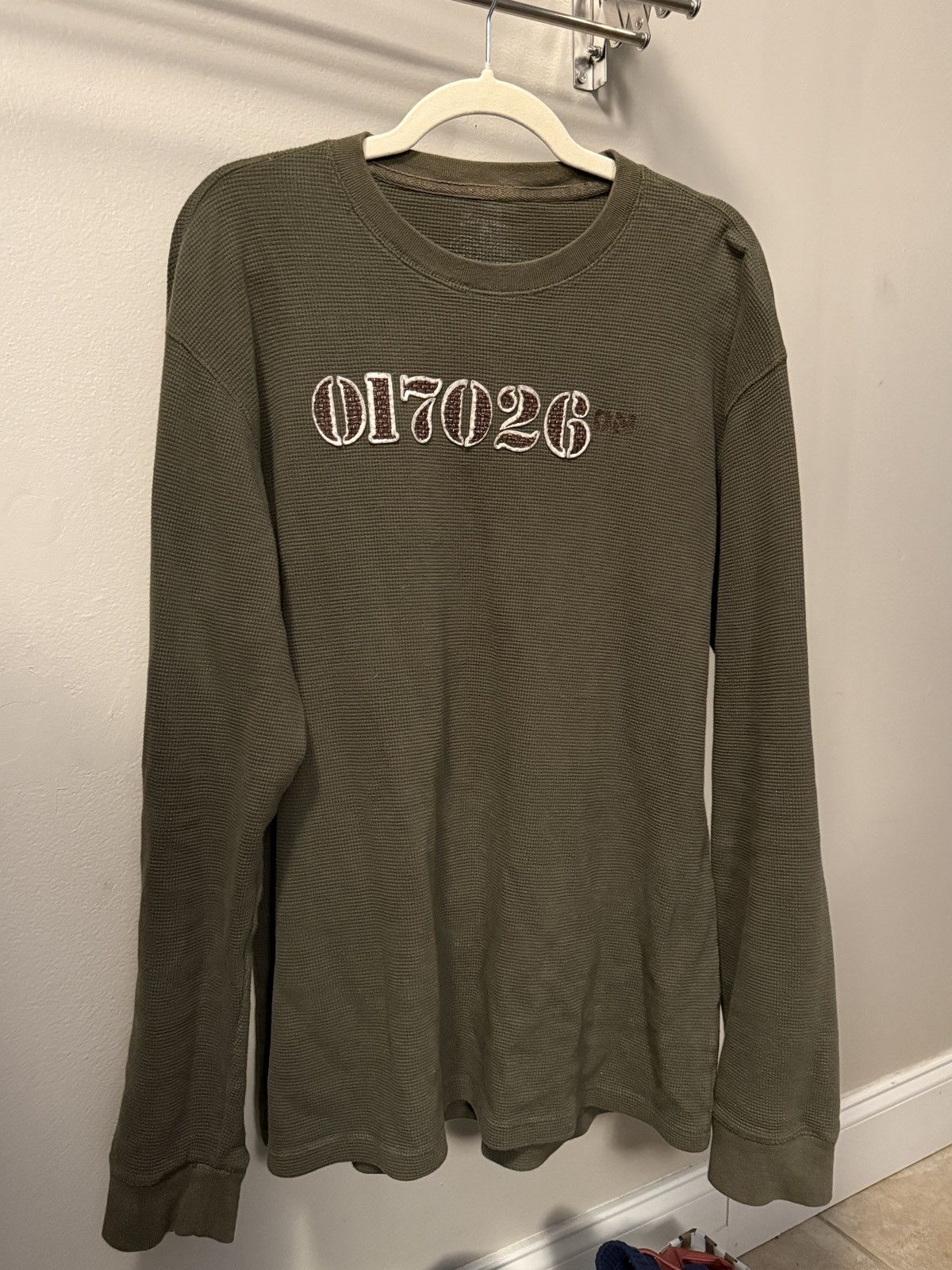 Old Navy Vintage Streetwear Old Navy Green Thermal Size US XL / EU 56 / 4 - 1 Thumbnail