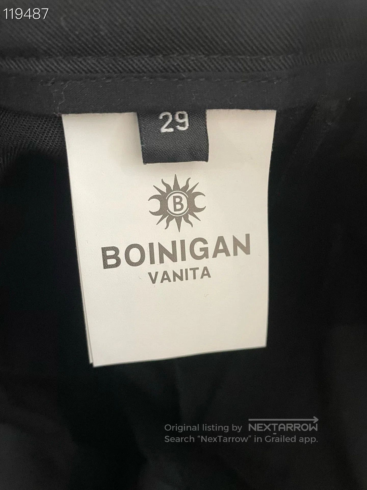 Bottega Veneta Boinigan Vanita 079024v523 Black Cargo Pants. Size 29" - 3 Thumbnail