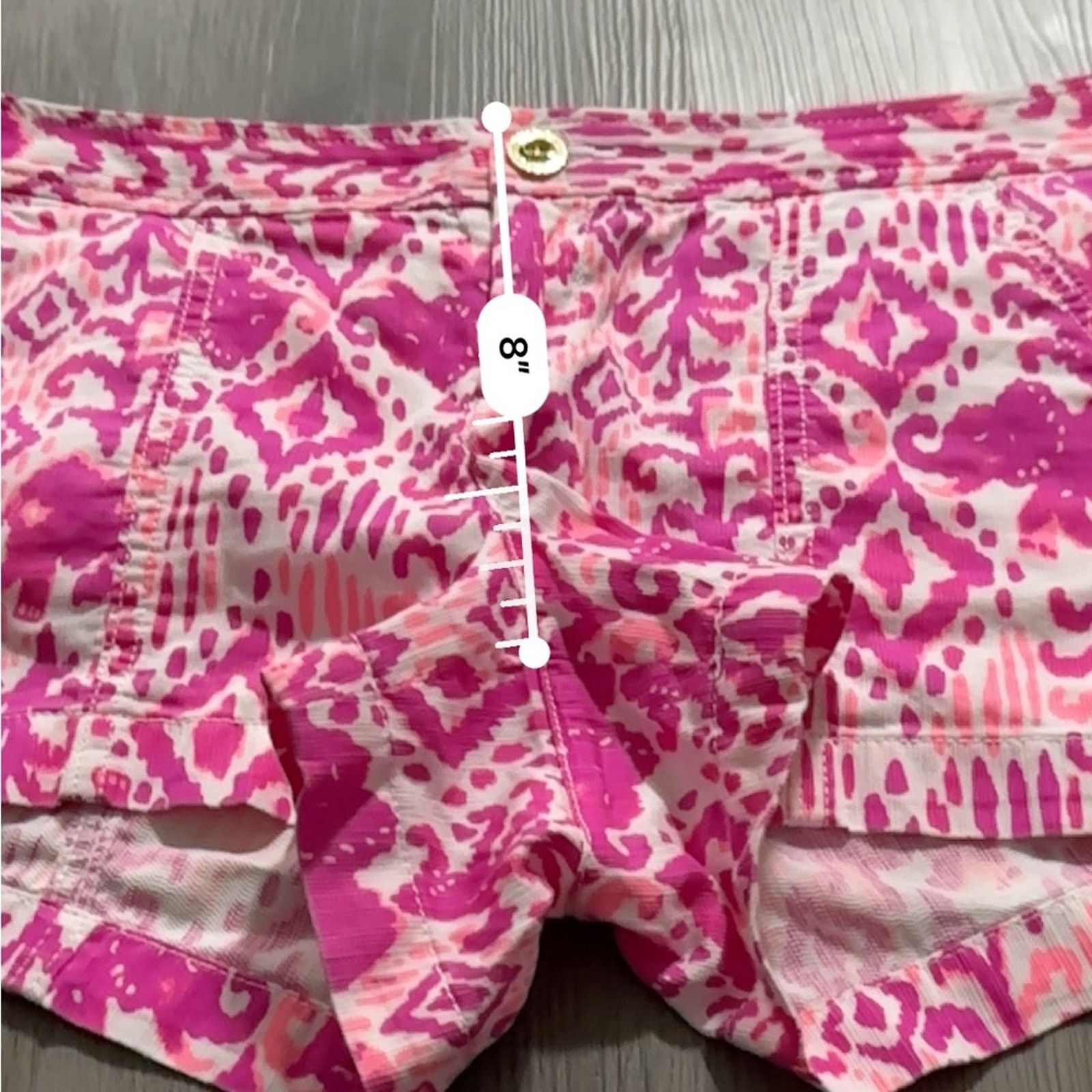 Lilly Pulitzer Lilly Pulitzer Liana Mid Rise Shorts in Tons of Fun Magenta Size 28" / US 6 / IT 42 - 13 Thumbnail