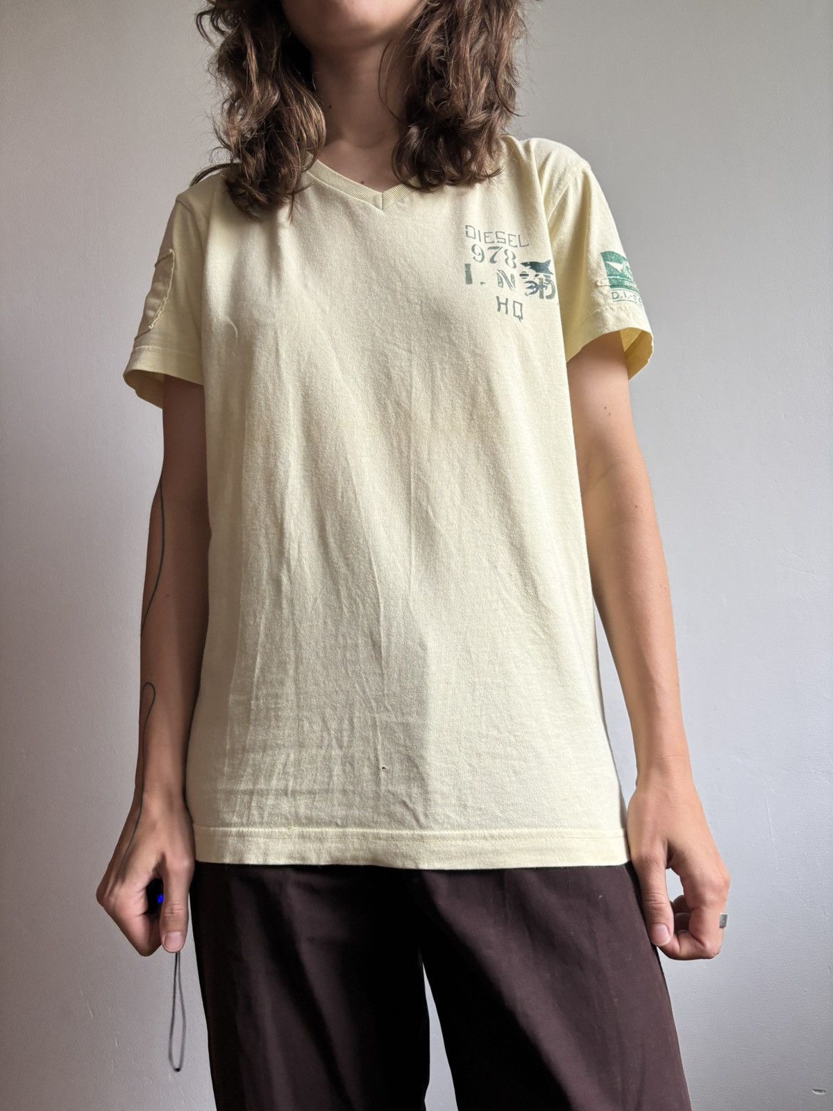 Diesel Rare Vintage T-Shirt Diesel Water Work 978 Luxury Punk Size US S / EU 44-46 / 1 - 2 Thumbnail