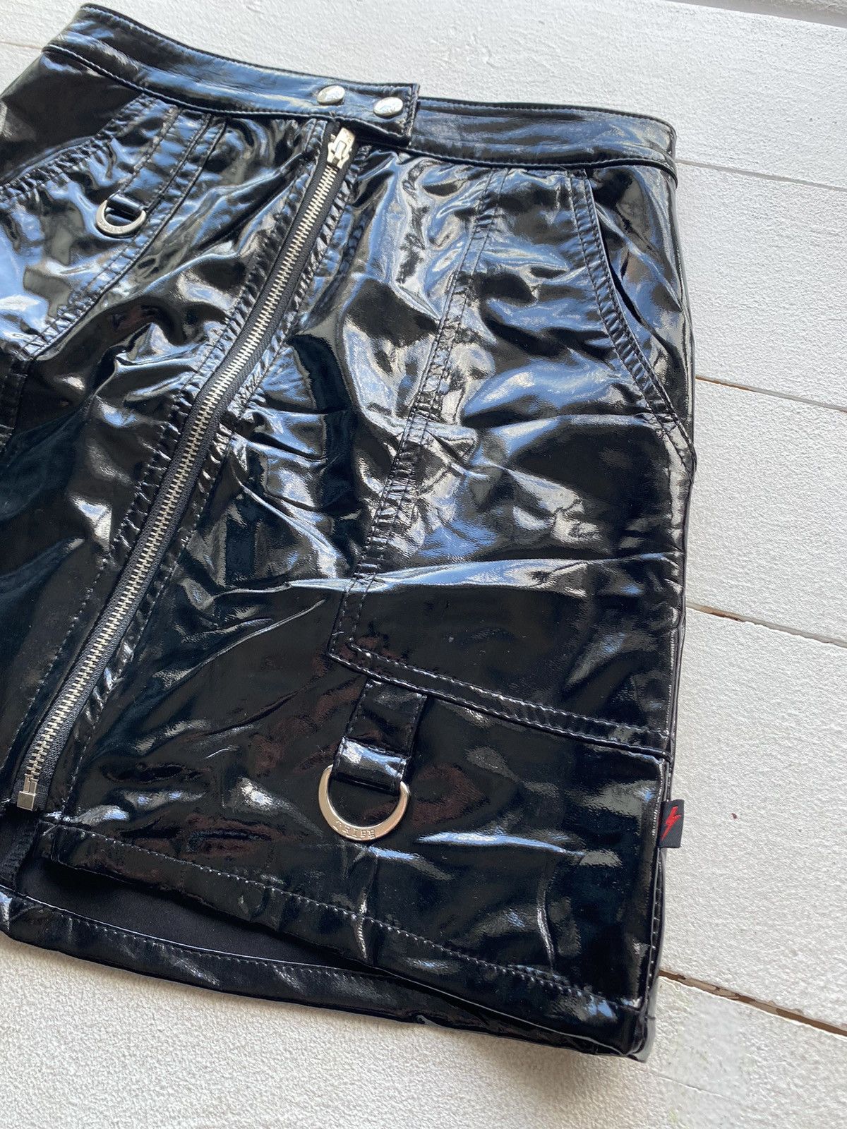 Japanese Brand × Tripp NYC 🔥Opium Tripp Nyc Bondage Zipper Skirt Womens Punk Gothic 💣 Size 26" / US 2 / IT 38 - 2 Thumbnail