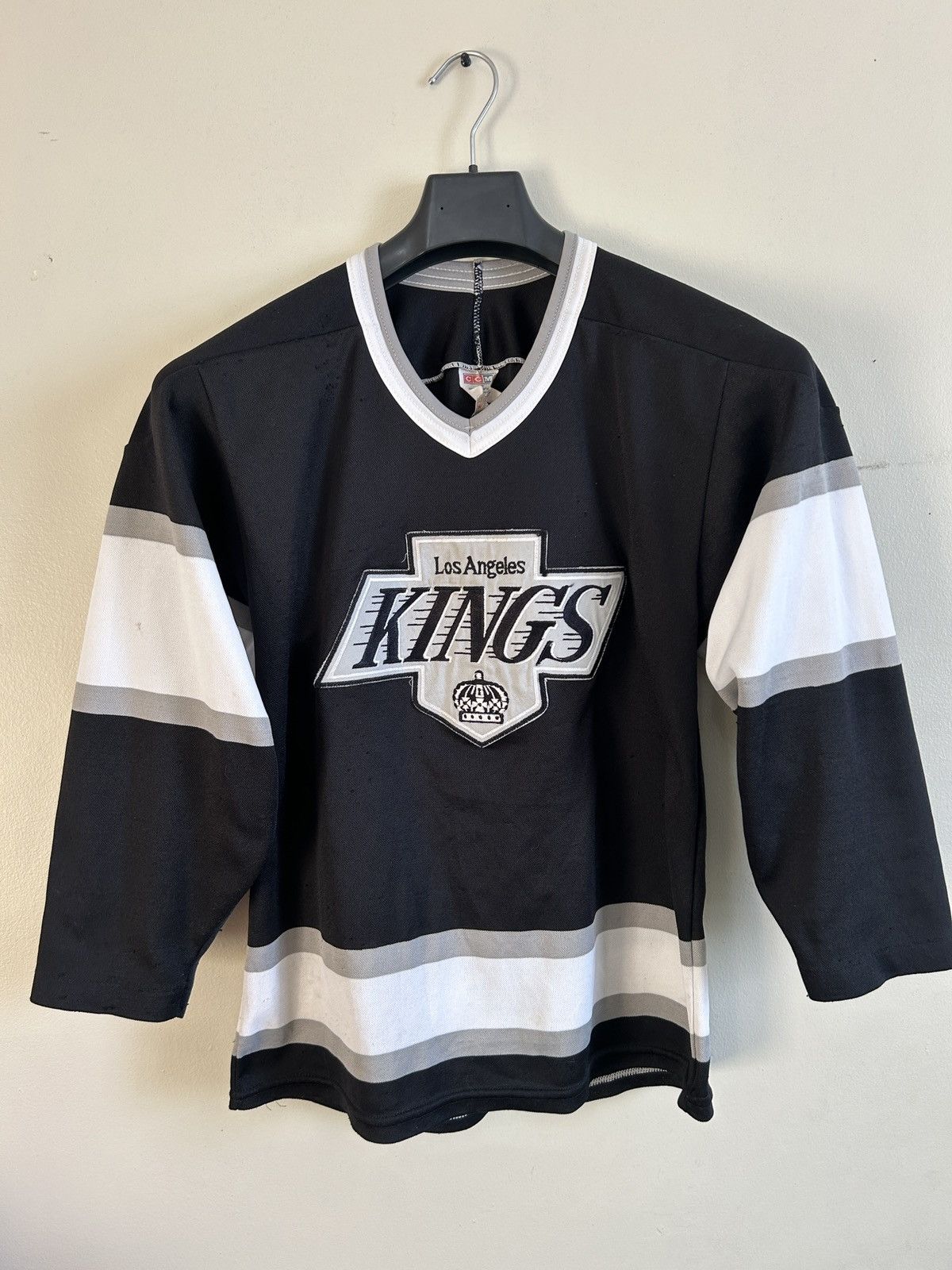 Ccm Vintage Ccm Los Angeles Kings NHL Jersey Size US S / EU 44-46 / 1 - 1 Thumbnail