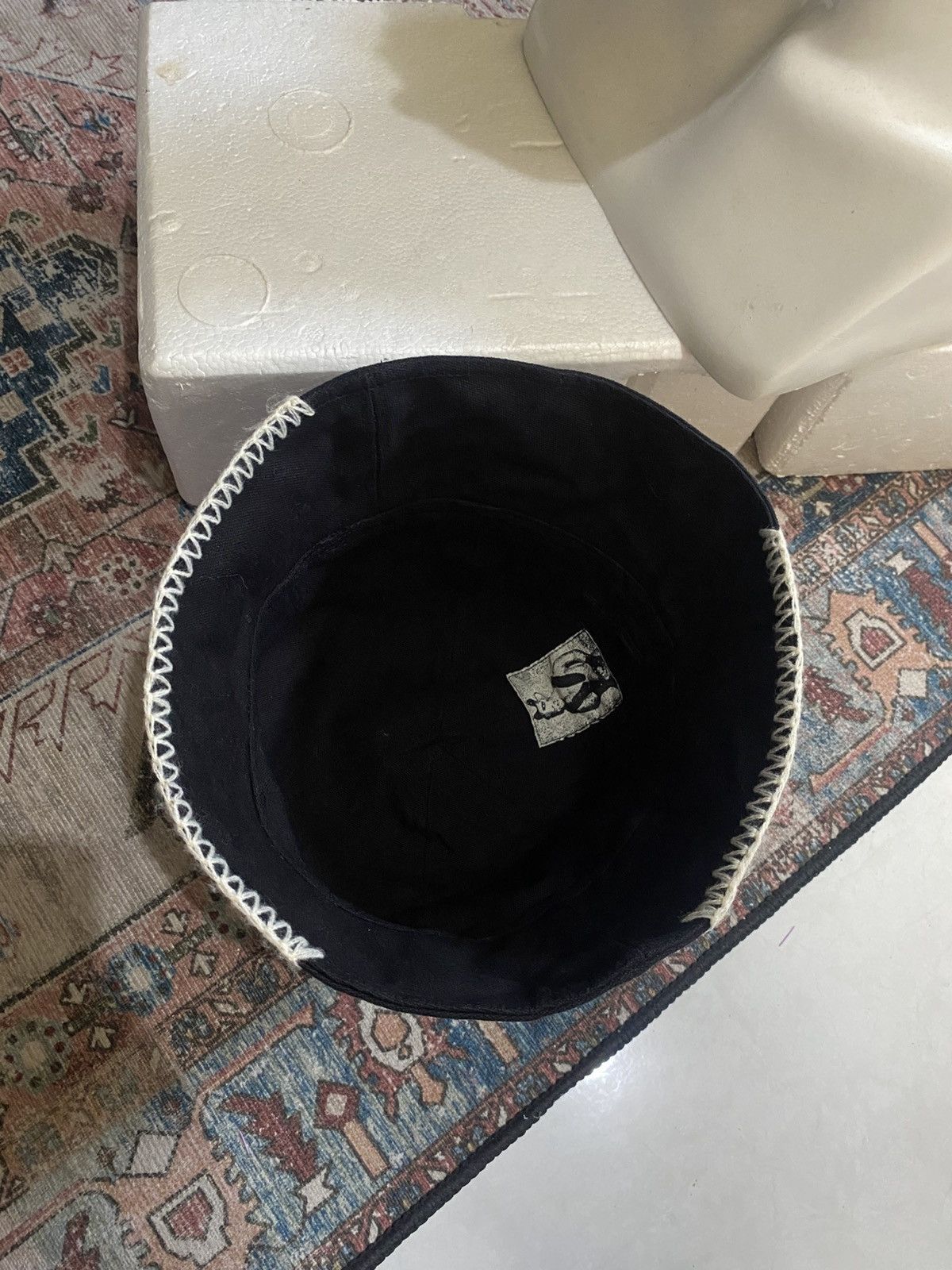 Kusikohc Kusikohc Black Bucket Hat Size ONE SIZE - 3 Thumbnail