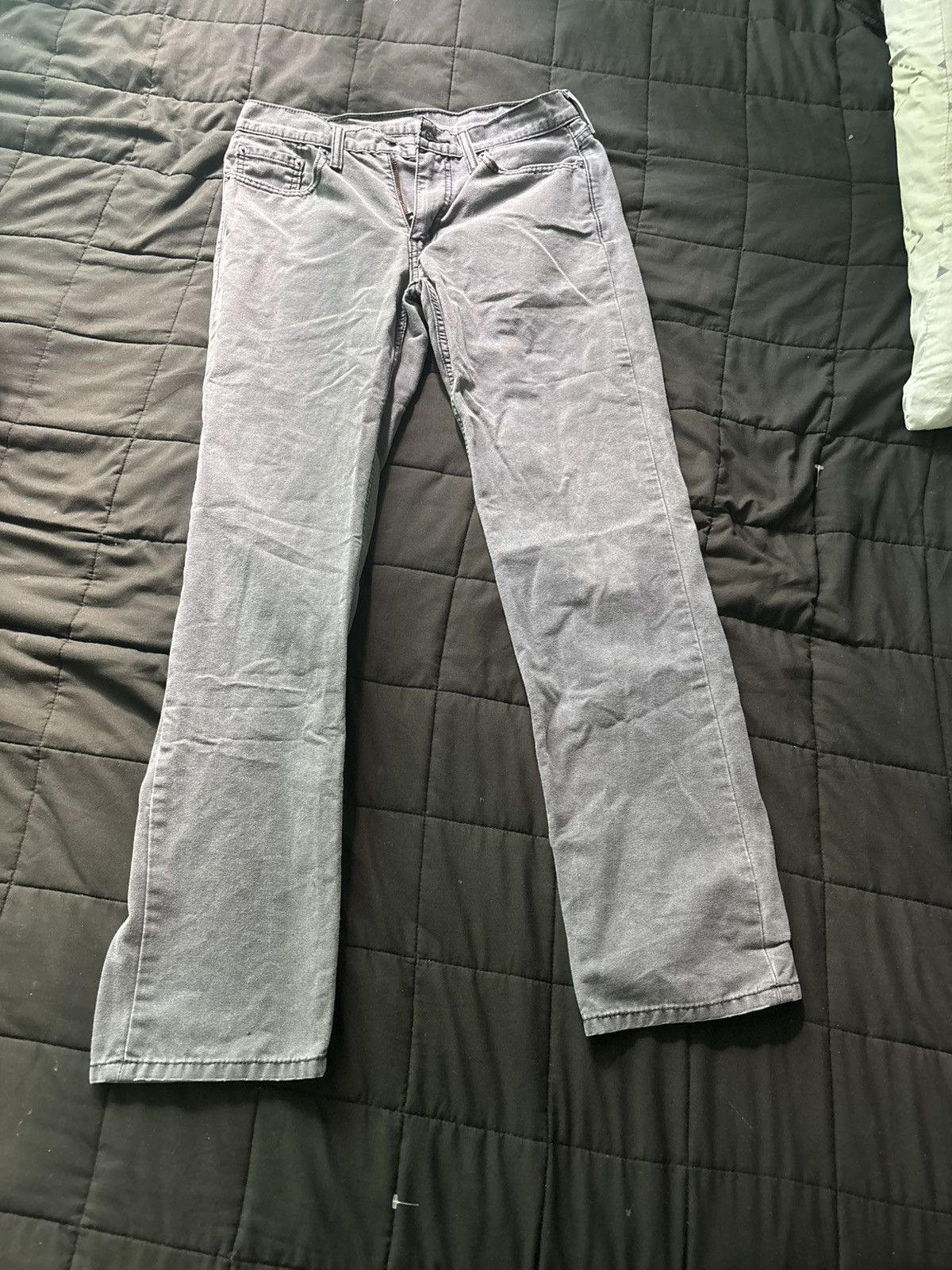 Levi's Levis Washed Grey Skinny Jeans Size US 31 - 1 Thumbnail