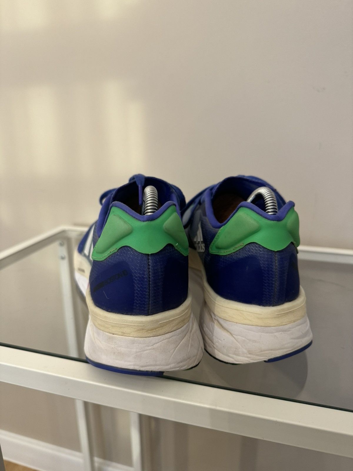 Adidas × Vintage adidas Adizero Boston 10 Sonic Ink Screaming Green FZ2498 Size US 9 / EU 42 - 4 Thumbnail