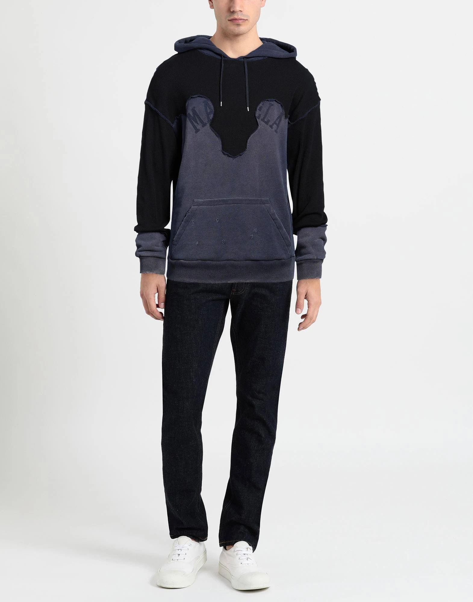 Maison Margiela o1mris0824 Desconstruction Hoodie in Vintage Blue Size US M / EU 48-50 / 2 - 6 Thumbnail