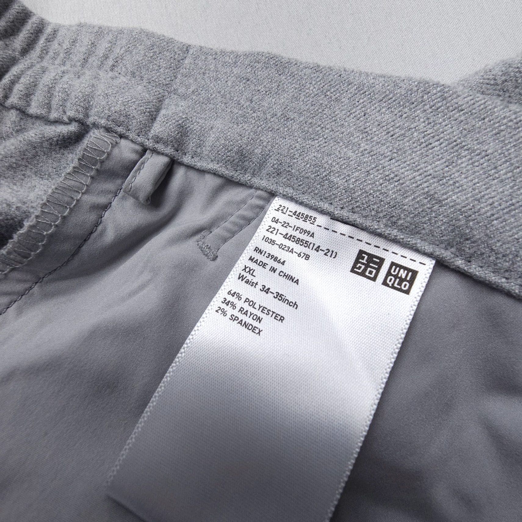 Uniqlo Uniqlo Smart Ankle Pants Womens 2XL Gray High Rise Soft Pleated Career Trouser Size 40" / US 18 - 6 Thumbnail