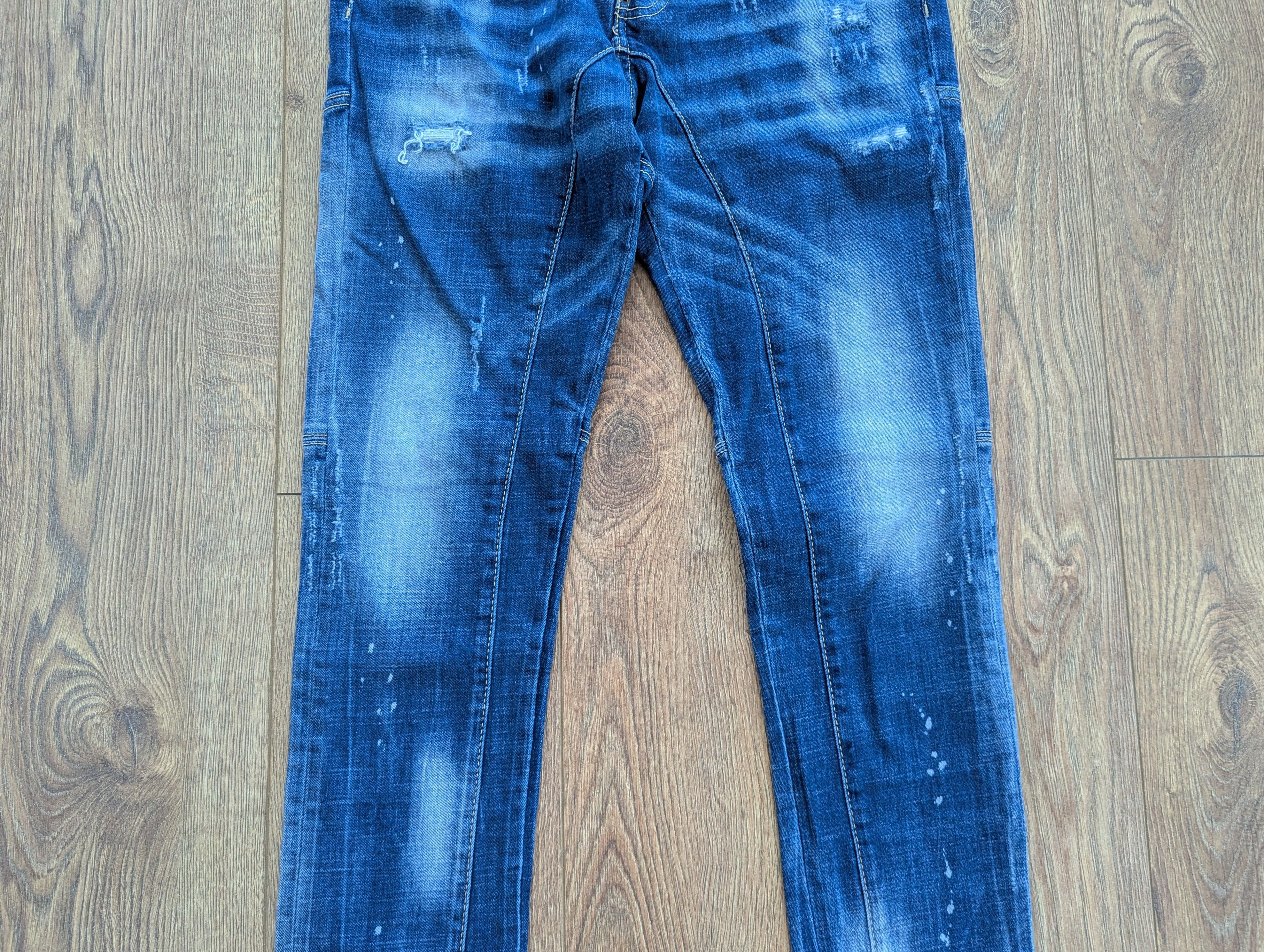 Dsquared2 DSQUARED2 Tidy Biker Jean Dean Caten Denim Pants MadeInItaly Size US 34 / EU 50 - 7 Thumbnail