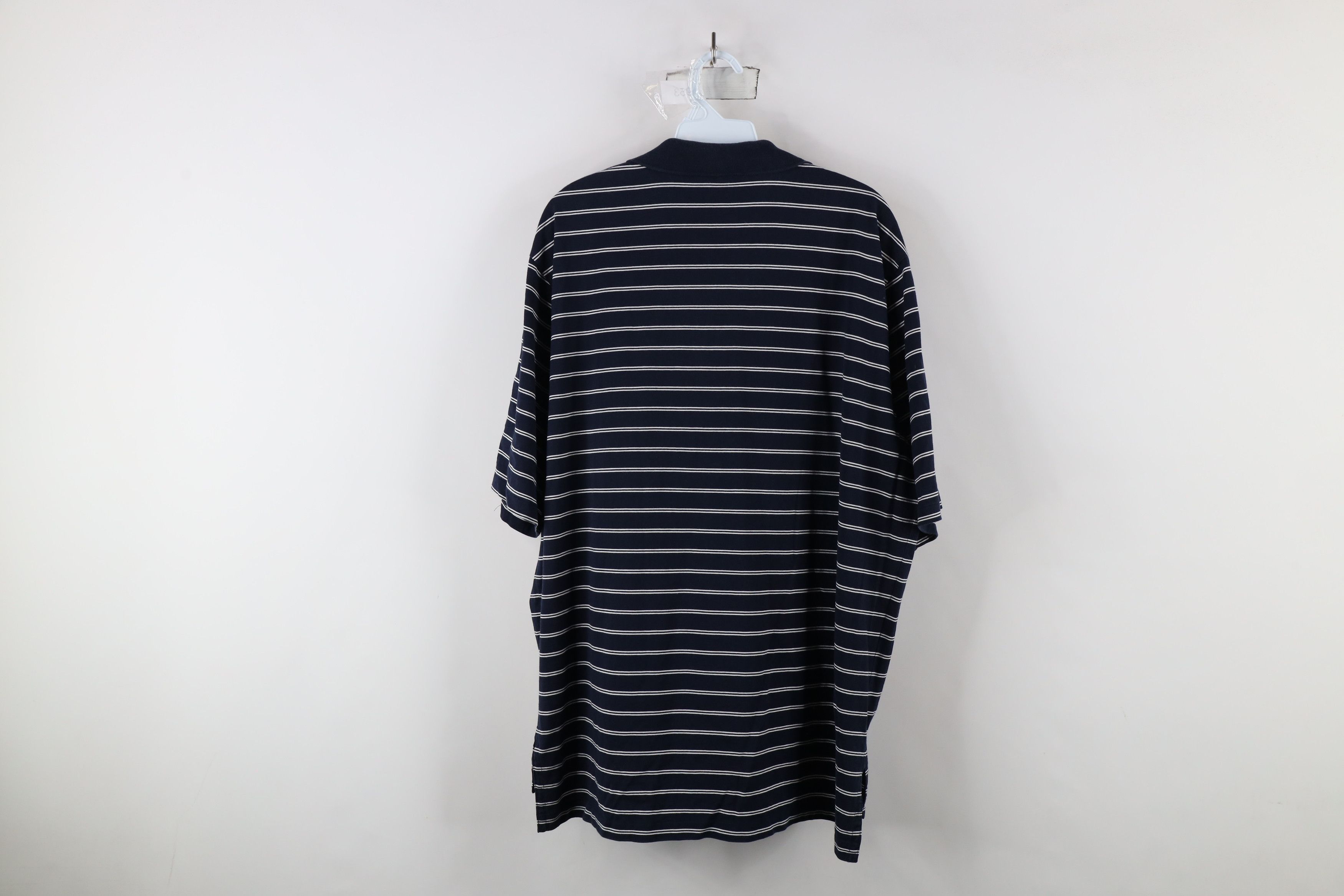 Ralph Lauren × Vintage Vintage 90s Ralph Lauren Striped Spell Out Crest Polo Shirt Size US L / EU 52-54 / 3 - 9 Thumbnail