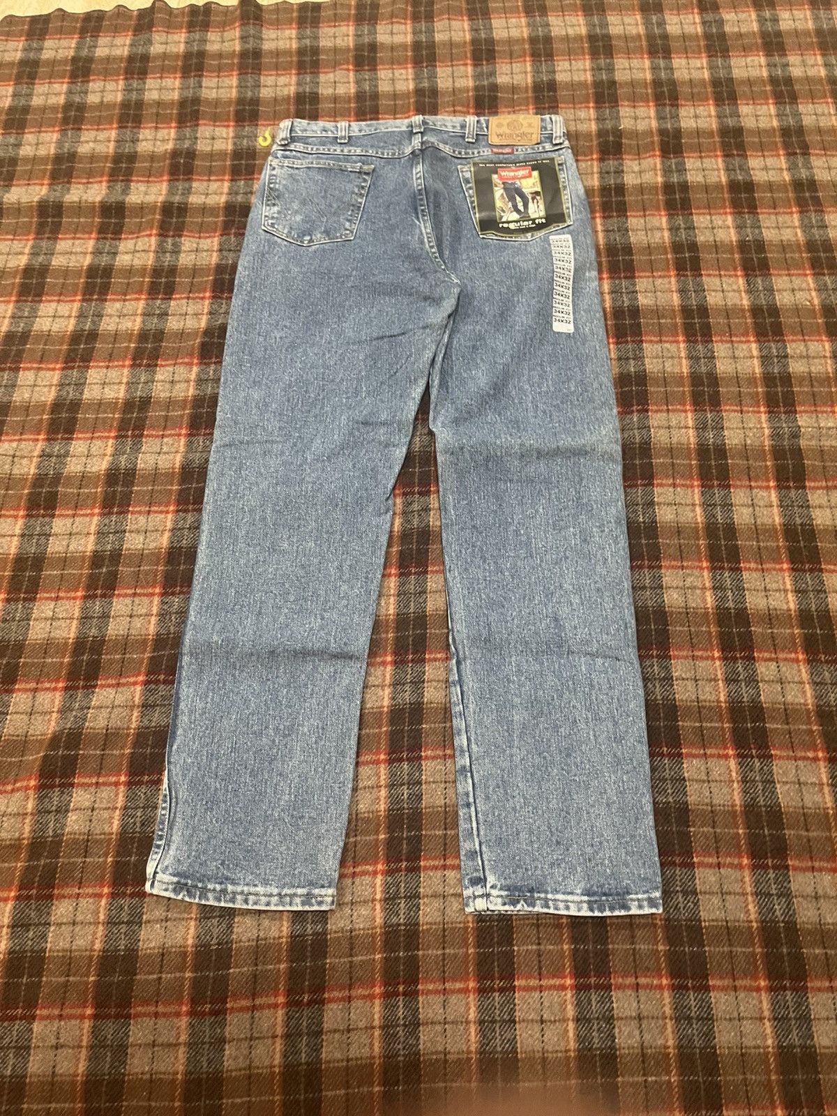 Levi's × Vintage × Wrangler Vintage 90’s made in USA Deadstock Wrangler Relaxed fit jean Size US 33 - 5 Thumbnail