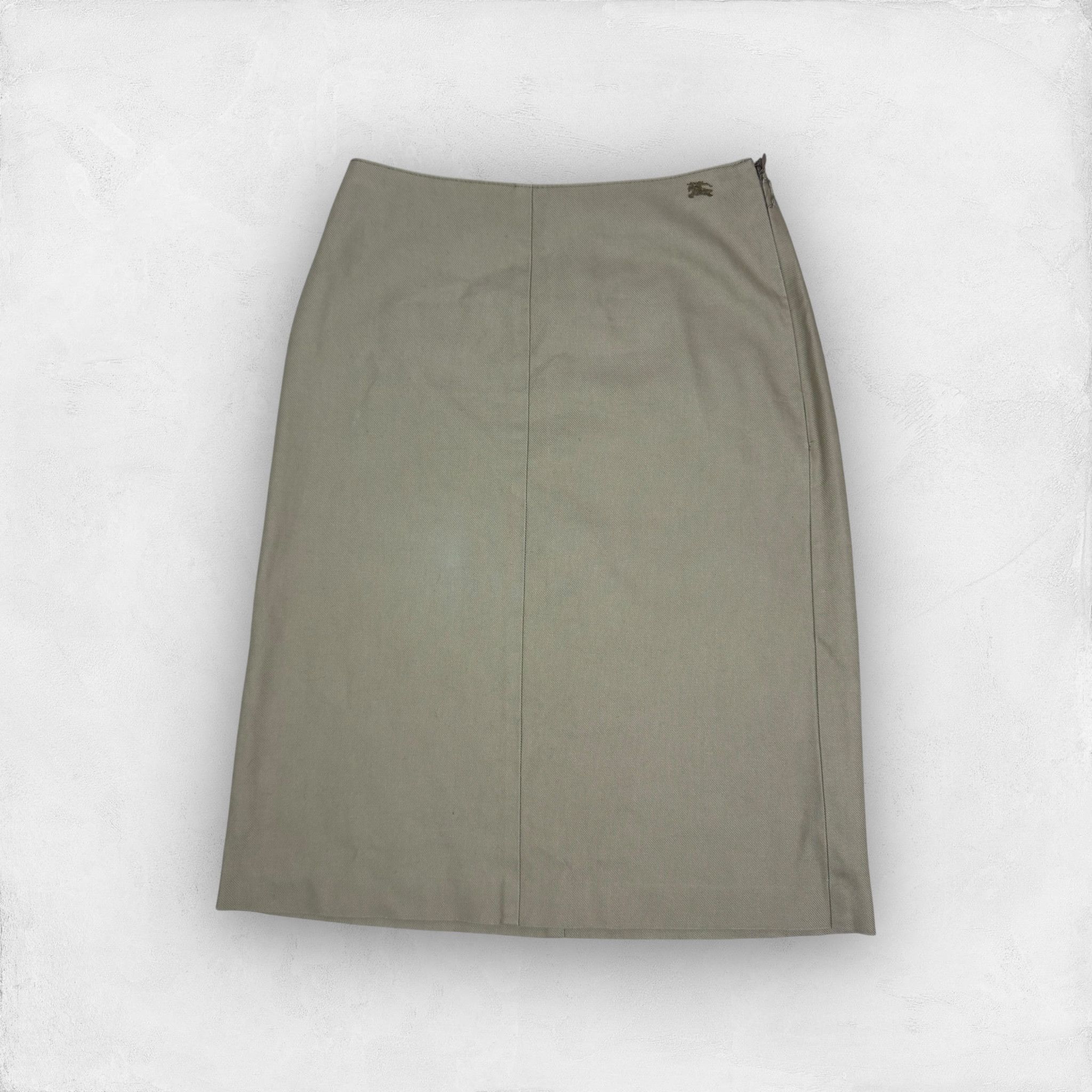 Burberry Burberry London Blue Label Women's Side Zip A-Line Skirt 36 Size 28" / US 6 / IT 42 - 1 Thumbnail