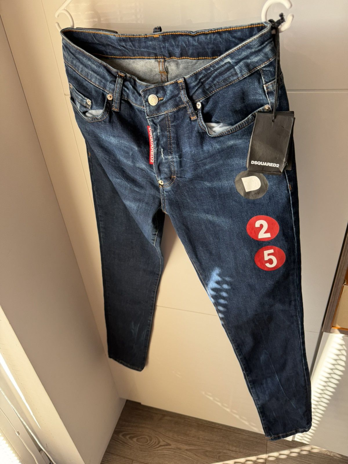 Dsquared2 Dsquared 2 New RRP: 520€ Big Logo 25 D Denim Jeans Size US 30 / EU 46 - 6 Thumbnail