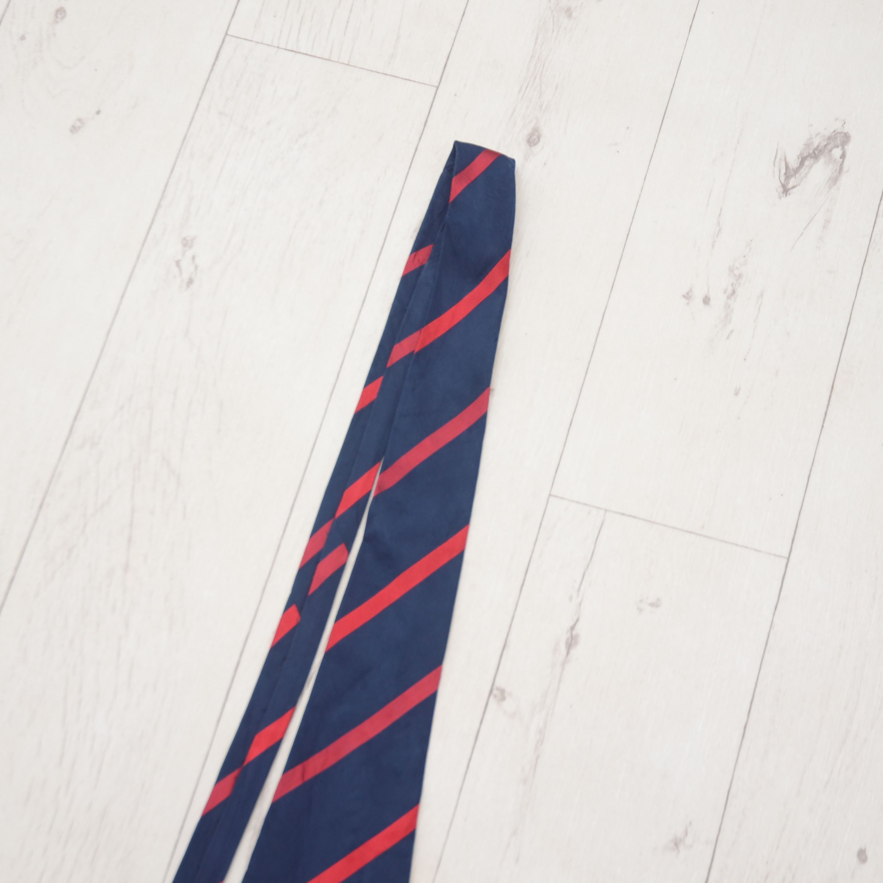 Designer × Vintage Vintage Authentic NINA RICCI Tie Striped Print Design Rare Size ONE SIZE - 3 Thumbnail
