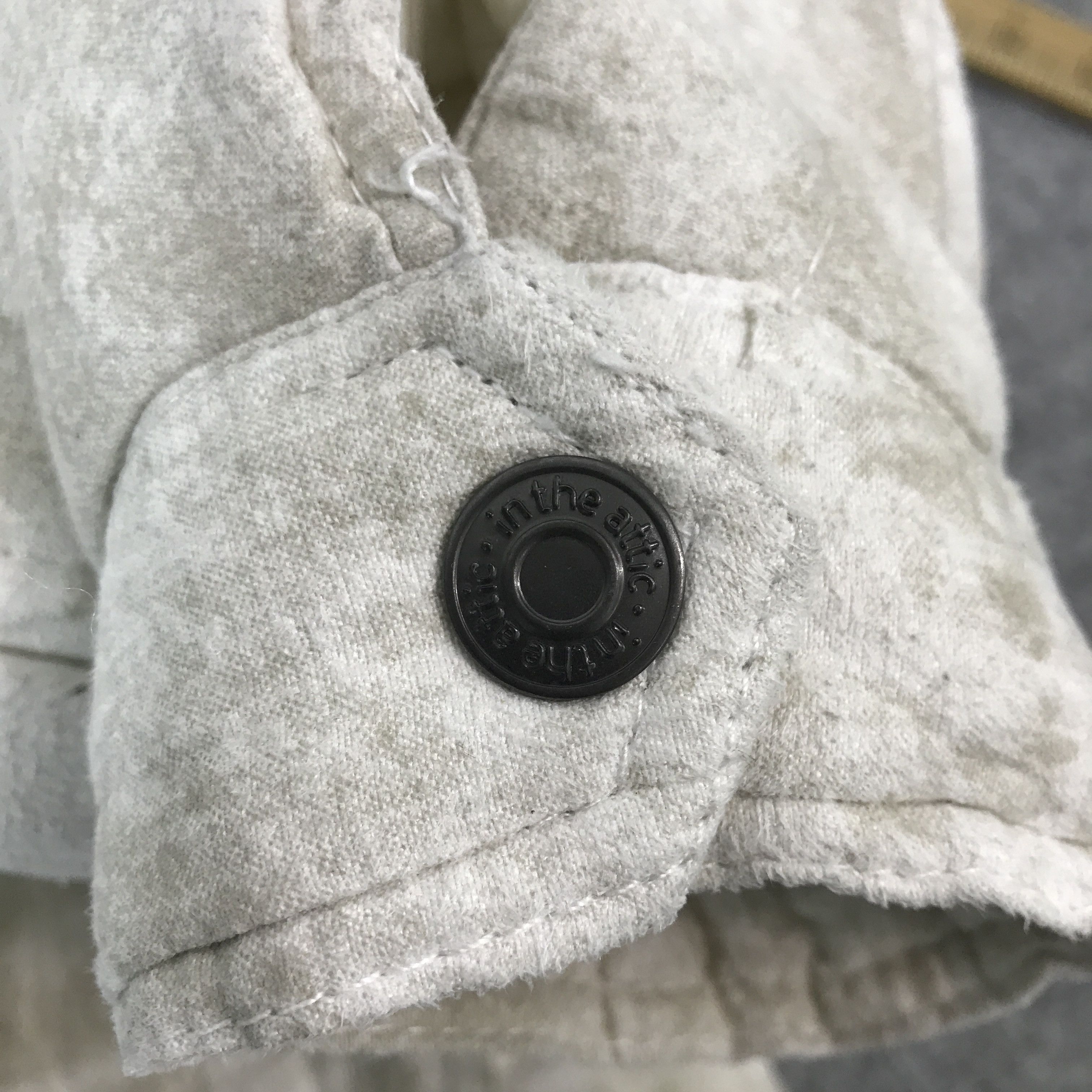 In The Attic Vtg in the attic Japan quilted fur hoodie jacket Size US L / EU 52-54 / 3 - 8 Thumbnail