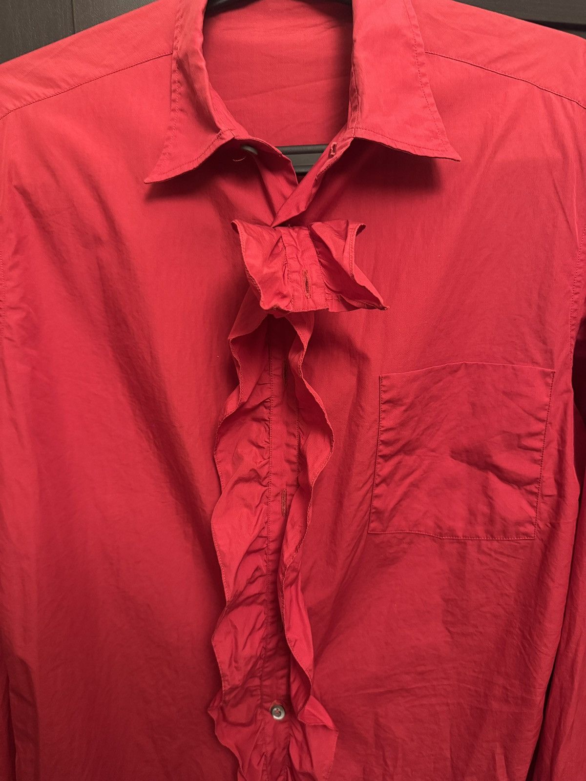 Prada Prada ruffled button shirt Size US M / EU 48-50 / 2 - 3 Thumbnail