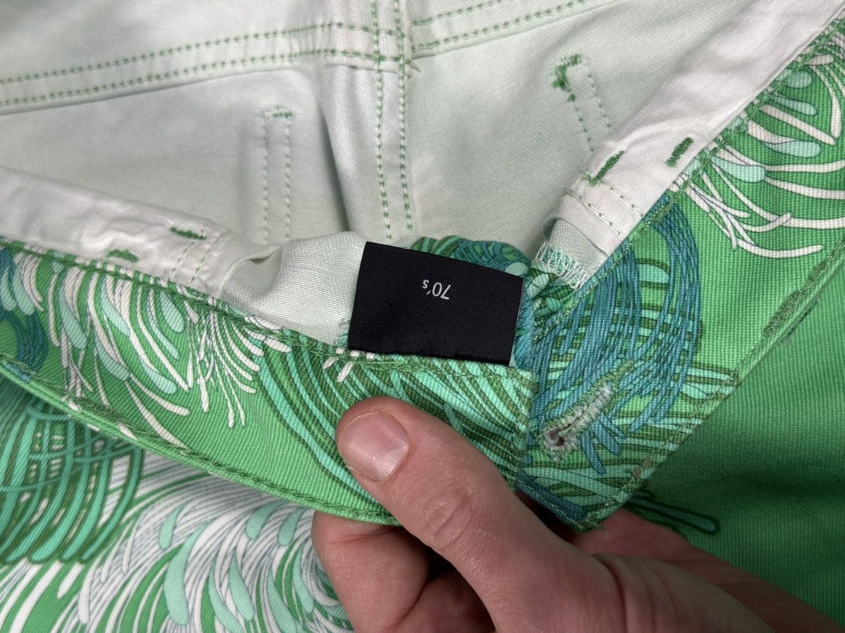 Gucci Gucci Green Floral Print Cotton Holiday Jeans Size 36 Rare Size 36" / US 14 / IT 50 - 7 Thumbnail
