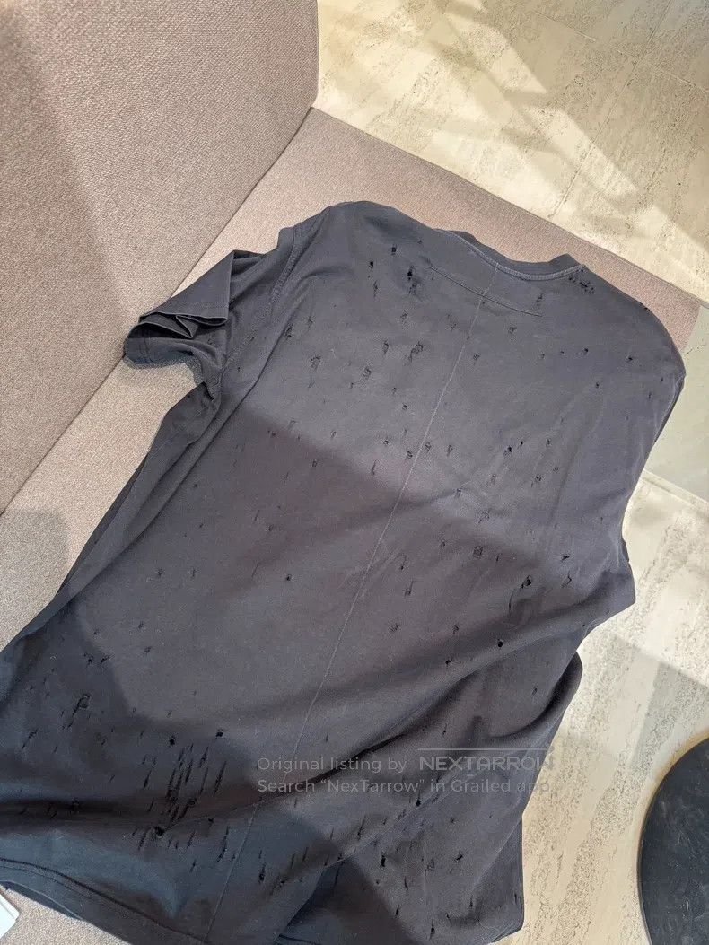 Givenchy Givenchy Big Logo Ripped T-Shirt Size US S / EU 44-46 / 1 - 5 Thumbnail