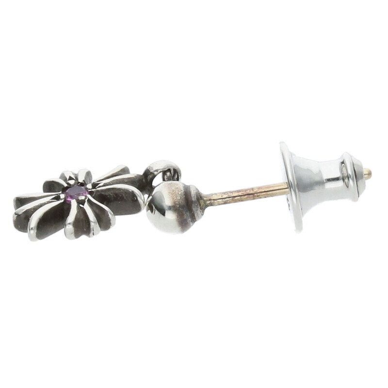Chrome Hearts Chrome Hearts Silver Sapphire Drop Earring Size ONE SIZE - 3 Thumbnail