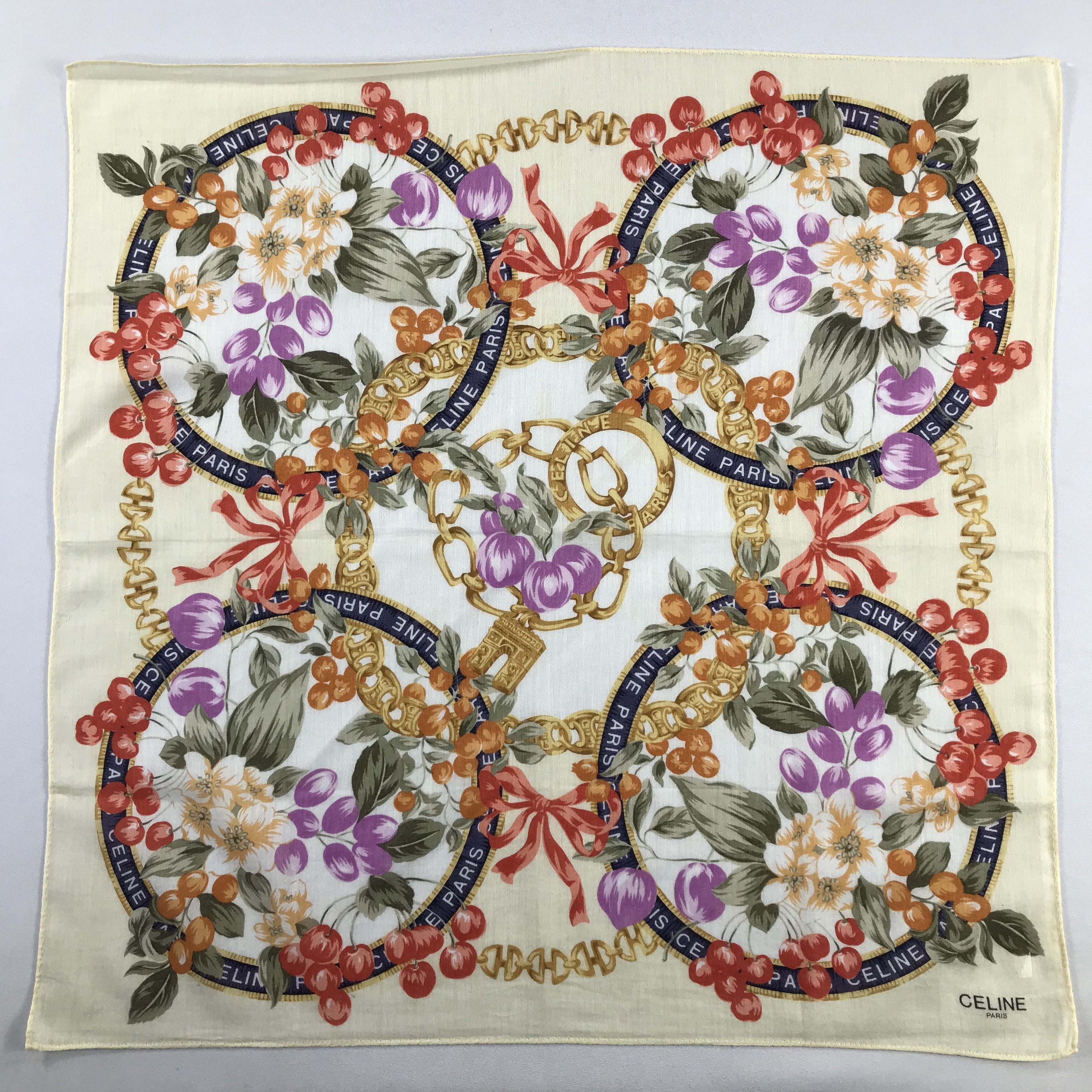Celine Celine Handkerchief / Bandana / Neckerchief C629 Size ONE SIZE - 3 Thumbnail