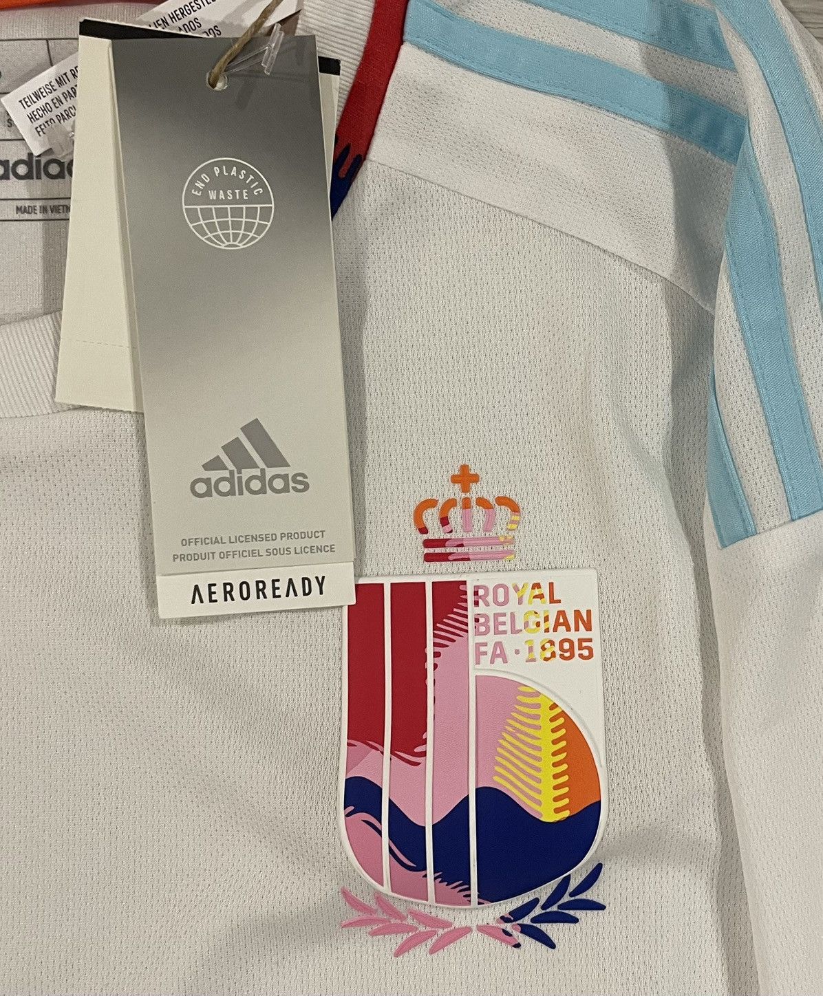 Adidas Adidas 2022/24 Belgium World Cup Soccer Jersey Men’s Small Size US S / EU 44-46 / 1 - 3 Thumbnail