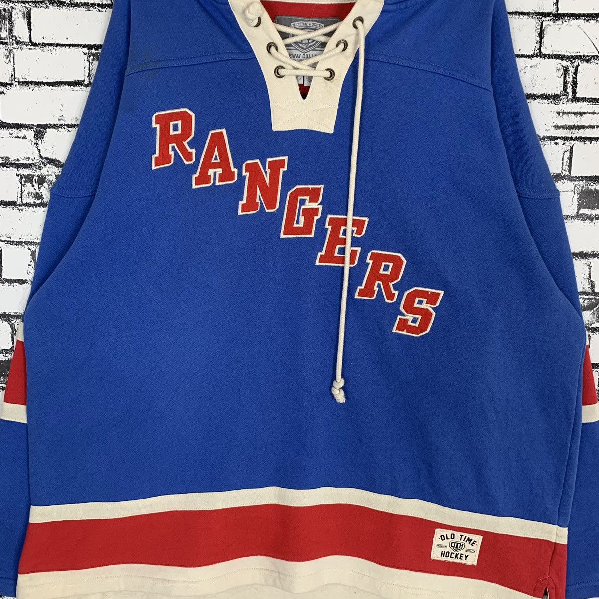NHL Old Time Hockey NHL New York Rangers Hoodie Sweatshirt Size US XXL / EU 58 / 5 - 5 Thumbnail