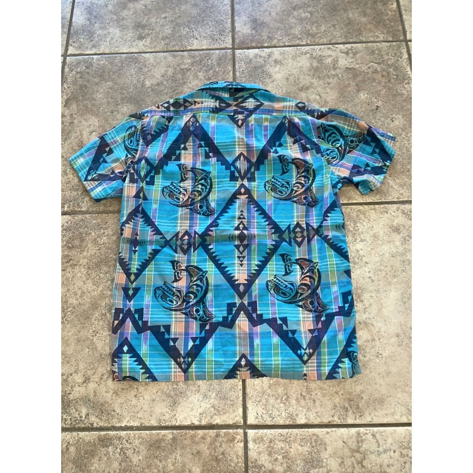 Polo Ralph Lauren Polo Ralph Lauren Hawaiian Style Button-Down Shirt Mens Size M Blue Shirt Button-Up Short Sleeve Mens Size US M / EU 48-50 / 2 - 5 Thumbnail