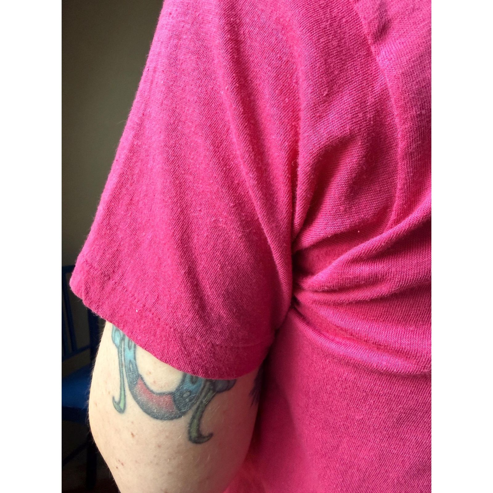 Vintage Vintage 80s Dolly Porkin’ Novelty T-Shirt | Hot Pink Tee | M Size M / US 6-8 / IT 42-44 - 8 Thumbnail