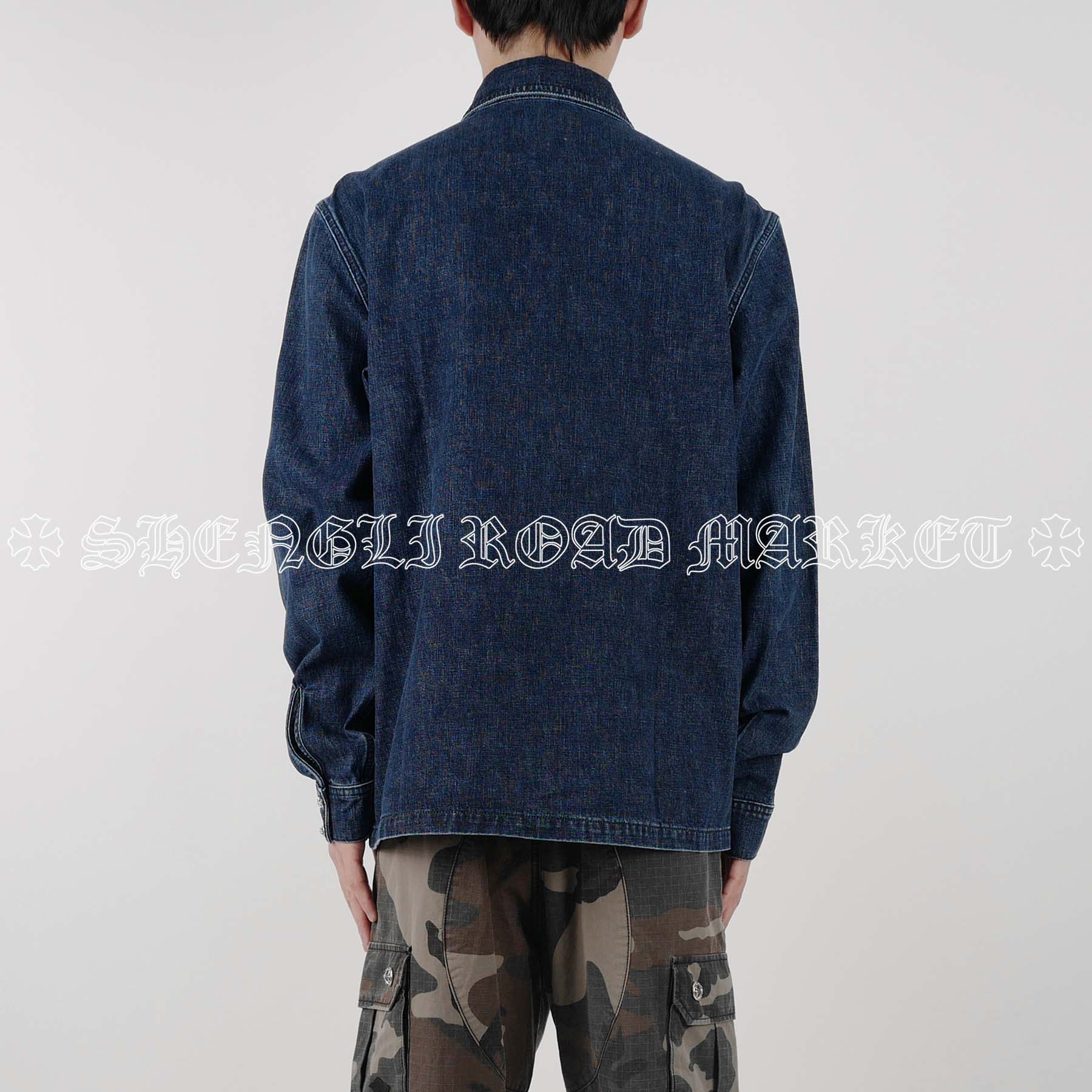 Chrome Hearts Chrome Hearts Work Dog Denim Shirt Jacket Size US L / EU 52-54 / 3 - 13 Thumbnail