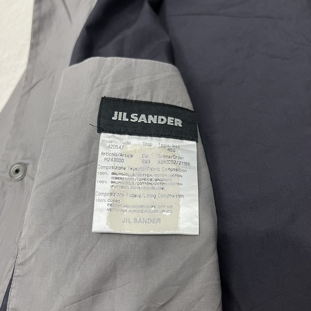 Jil Sander Jill Sander Overshirt Snap Button Size US L / EU 52-54 / 3 - 7 Thumbnail