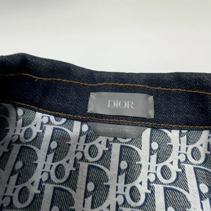 Dior Dior Dior Blue Denim Short Jacket for Men 0079-2507 Size US L / EU 52-54 / 3 - 5 Thumbnail