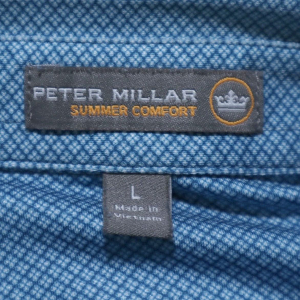 Peter Millar Peter Millar Summer Comfort Stretch Polyester Polo Shirt Teal Men's L Shirt Polo Men Teal Summer Comfort Peter Millar L Mens Size US L / EU 52-54 / 3 - 5 Thumbnail