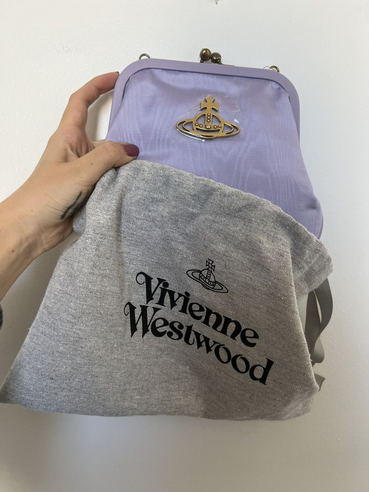 Vivienne Westwood Vivienne's moiré tote bag Size ONE SIZE - 3 Thumbnail