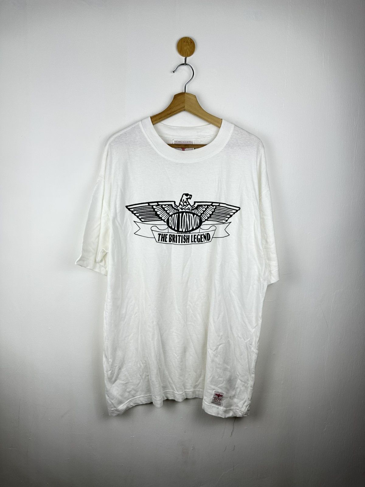 Boy London × Seditionaries × Vintage Vintage 90s Boy London The British Legend Tee Size US XL / EU 56 / 4 - 1 Thumbnail