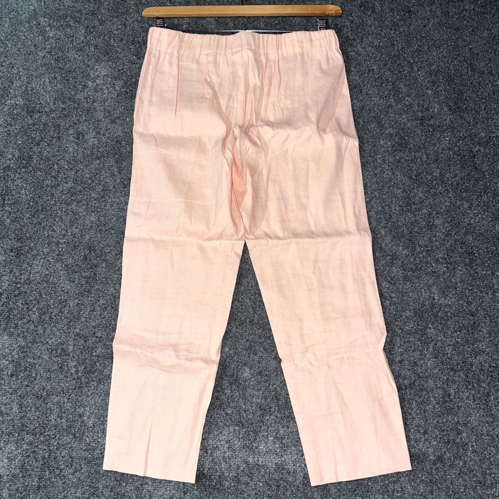 J. Jill J. Jill Pants Womens XS Petite Linen Stretch Pale Peach Split Hem Pull On Elastic Size 26" / US 2 / IT 38 - 6 Thumbnail