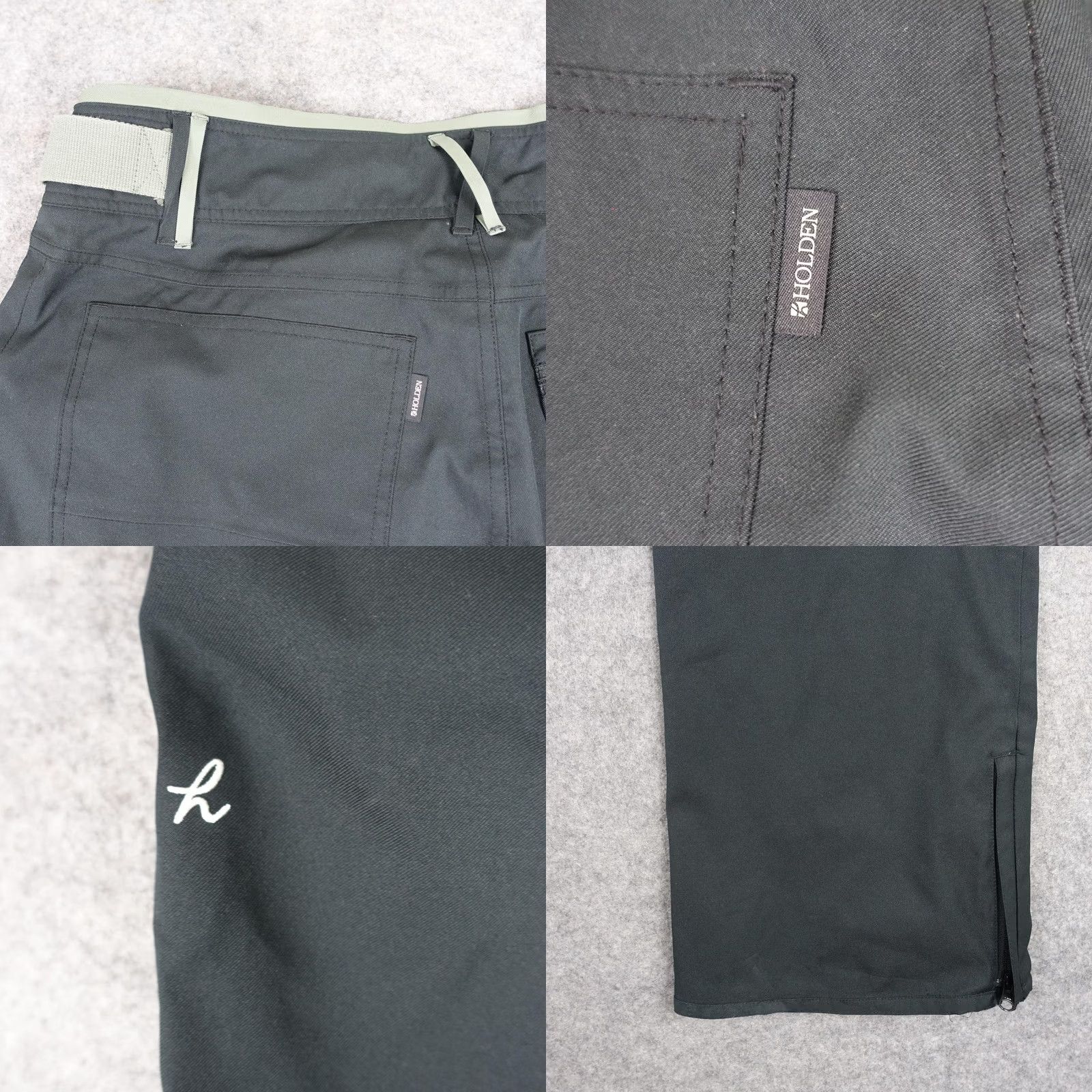 Vintage Holden Snow Pants Mens XL Black Waterproof Adjustable Waist Pockets Winter Ski Pants Mens XL Black Waterproof Adjustable Waist Pockets Winter Size US 36 / EU 52 - 9 Thumbnail