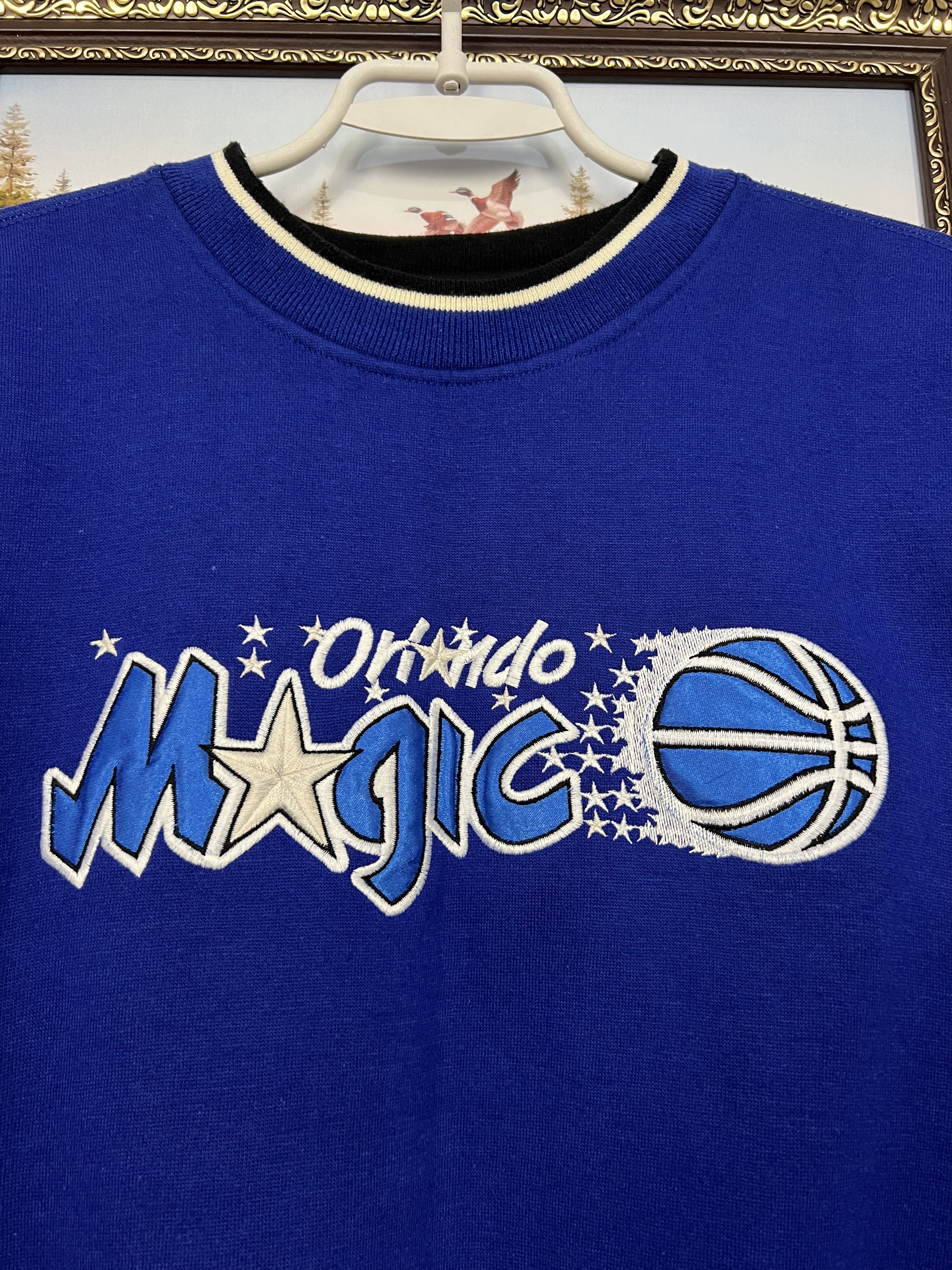 Starter Vintage 90's Starter Orlando Magic NBA Blue Sweatshirt Size US M / EU 48-50 / 2 - 3 Thumbnail