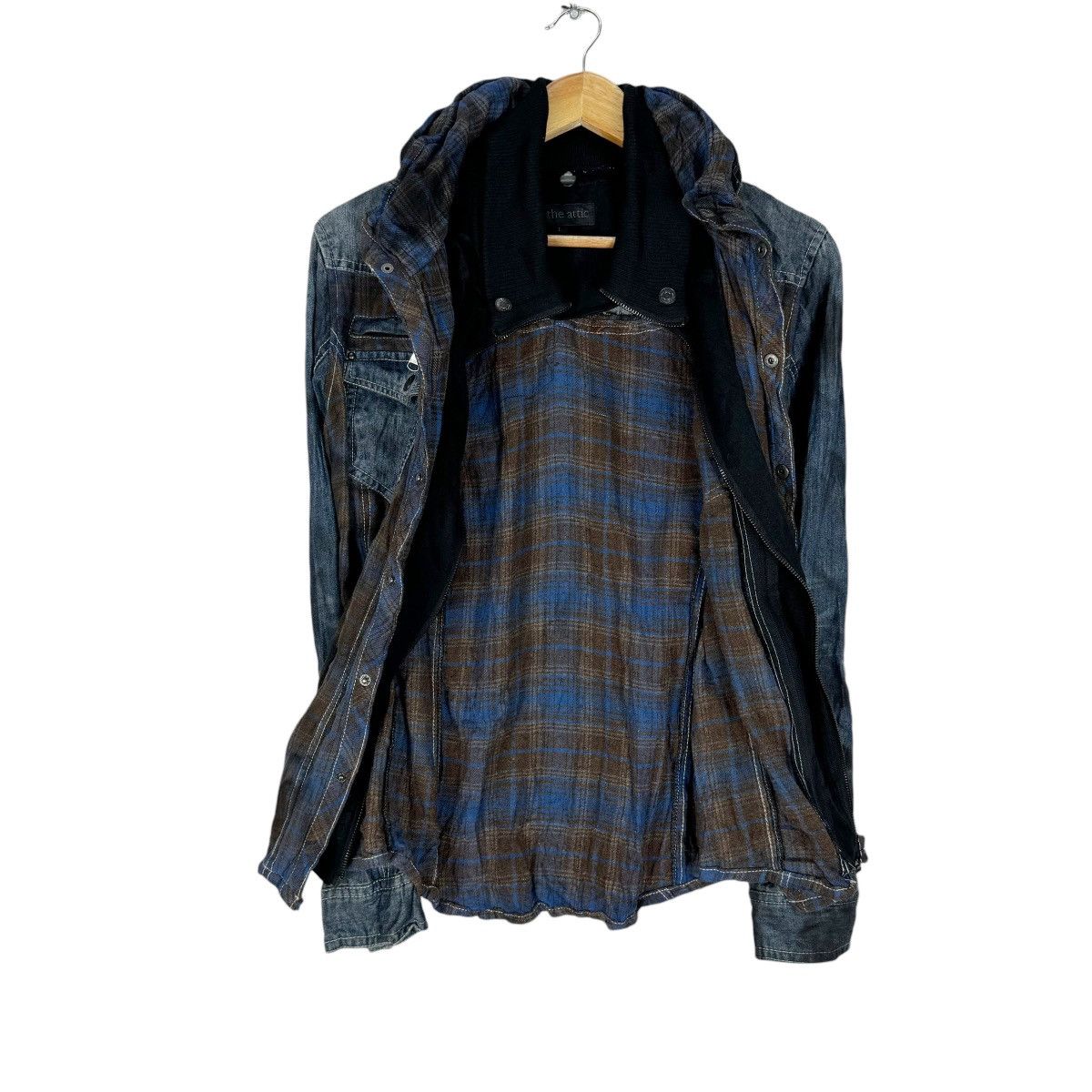 If Six Was Nine ⚡️IN THE ATTIC HOODIE DENIM ZIPPER JACKET Size L / US 10 / IT 46 - 11 Thumbnail